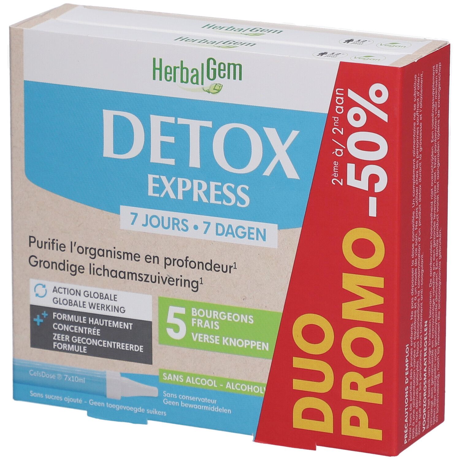Herbalgem Detox Express - Monodoses Duo