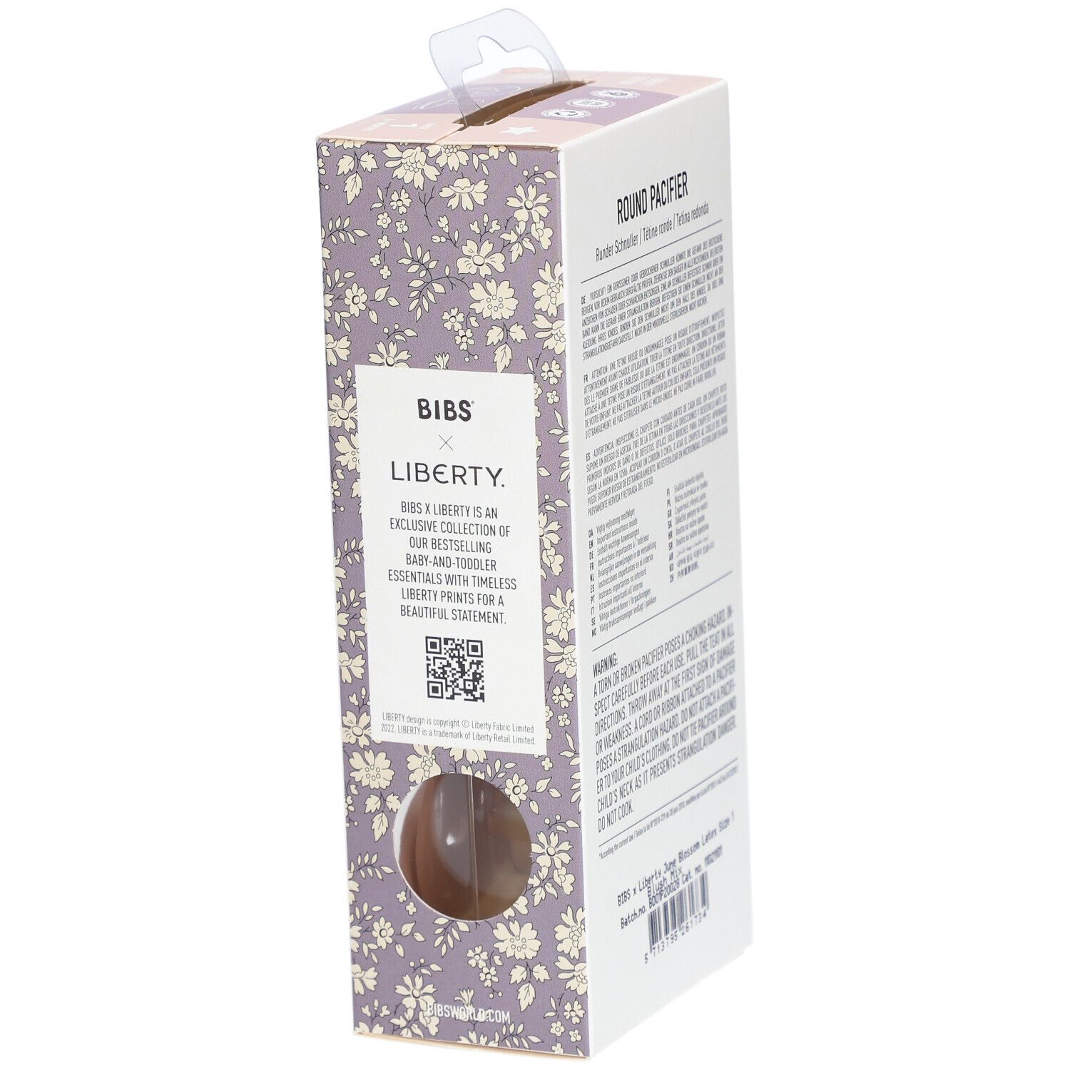 BIBS x Liberty Schnuller June Blossom - Blush Mix 0-6 Monate