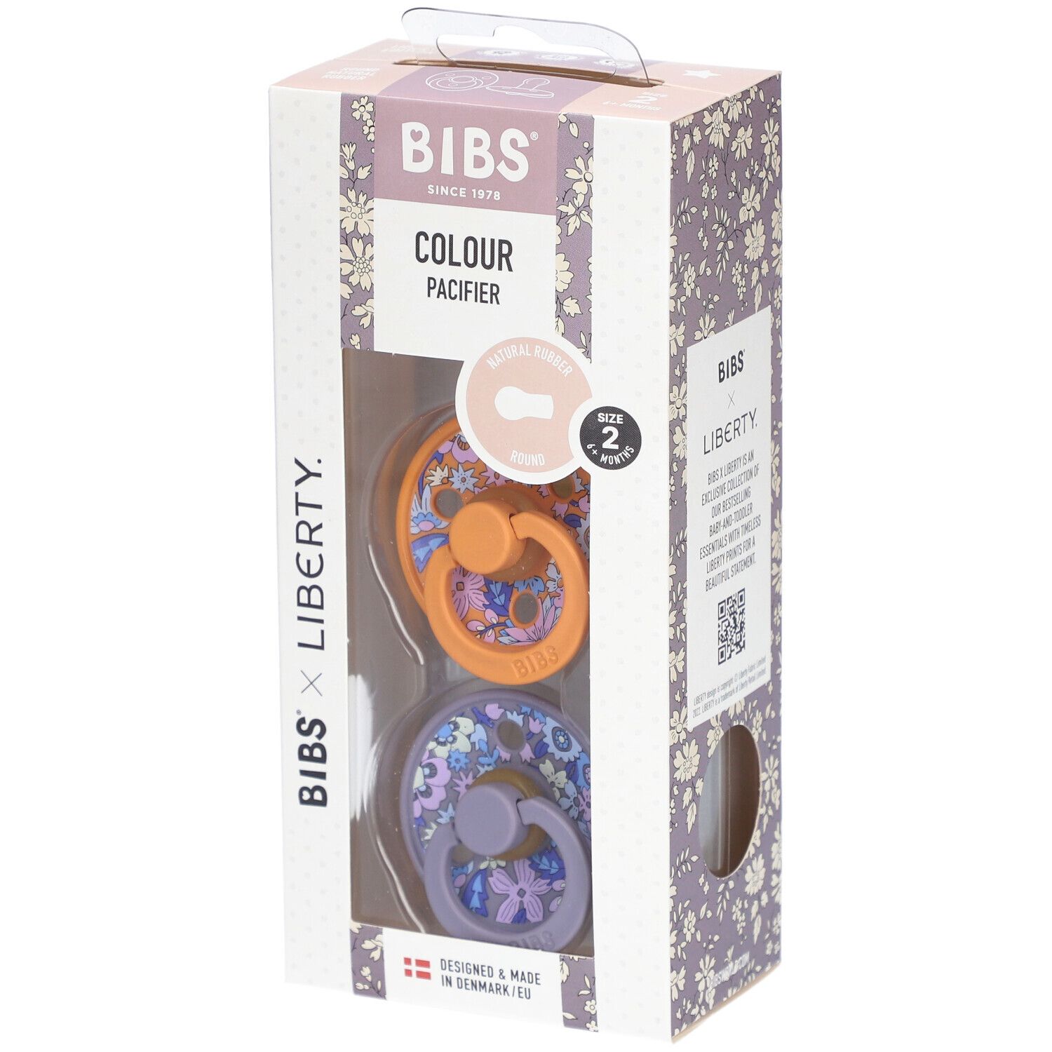 Bibs 2 Liberty Garden Blossom Pumpkin St Schnuller