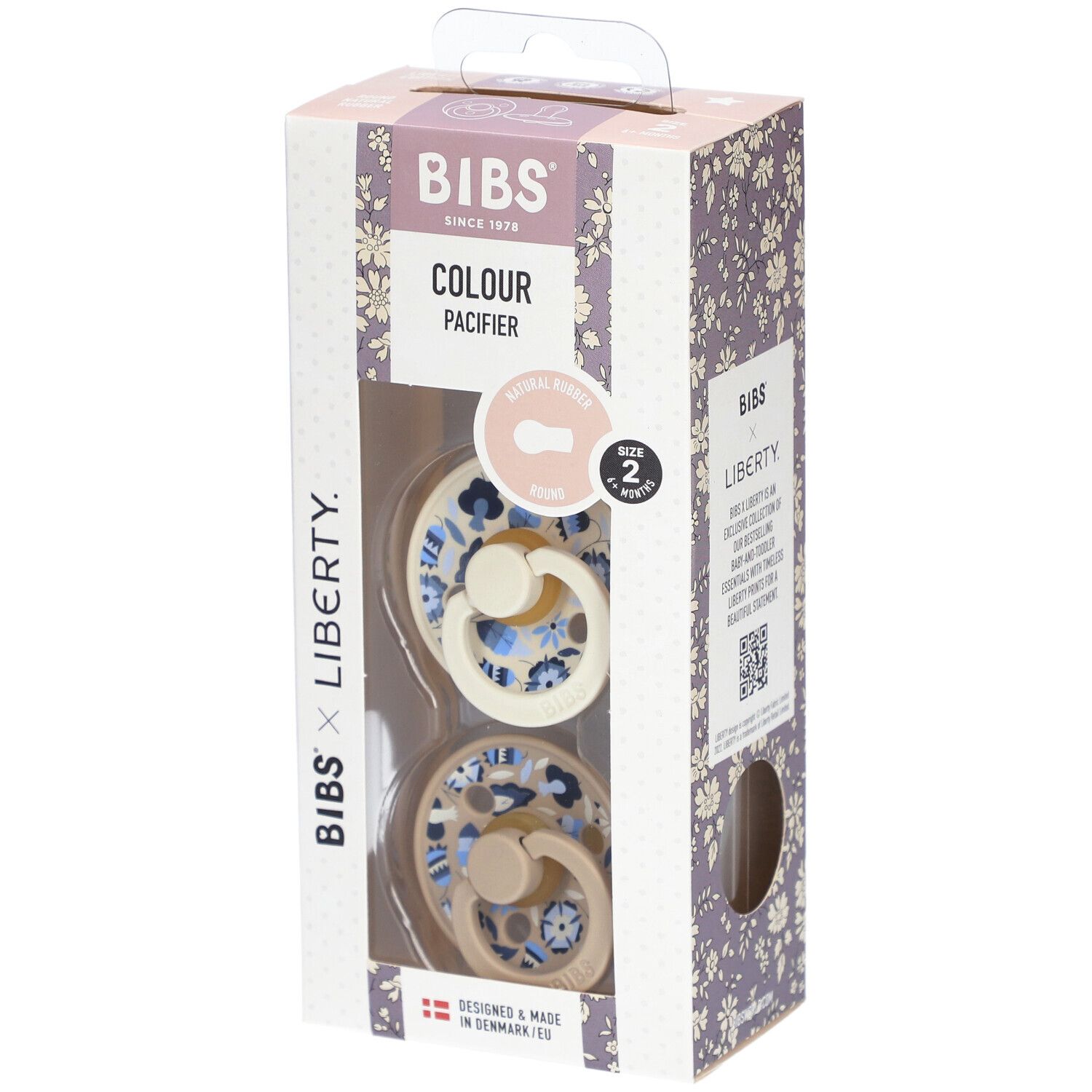 Bibs 2 Liberty Garden Bobo Ivory St Schnuller