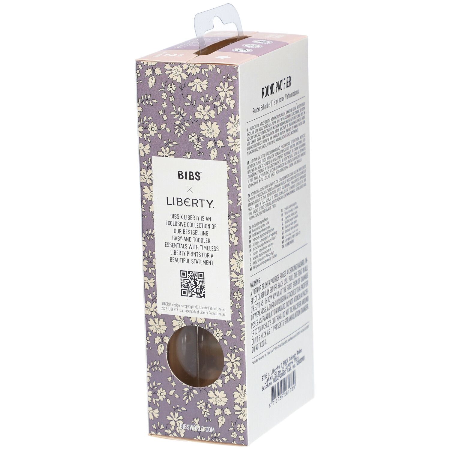 BIBS x Liberty Schnuller Bobo - Ivory Mix 6-18 Monate