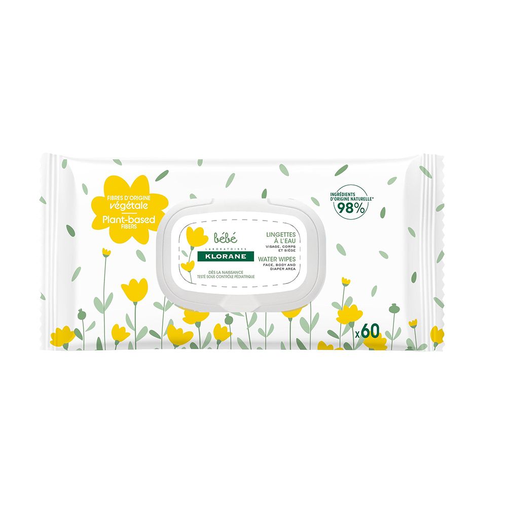 Klorane Baby BIO Calendula Reinigingsdoekjes men water