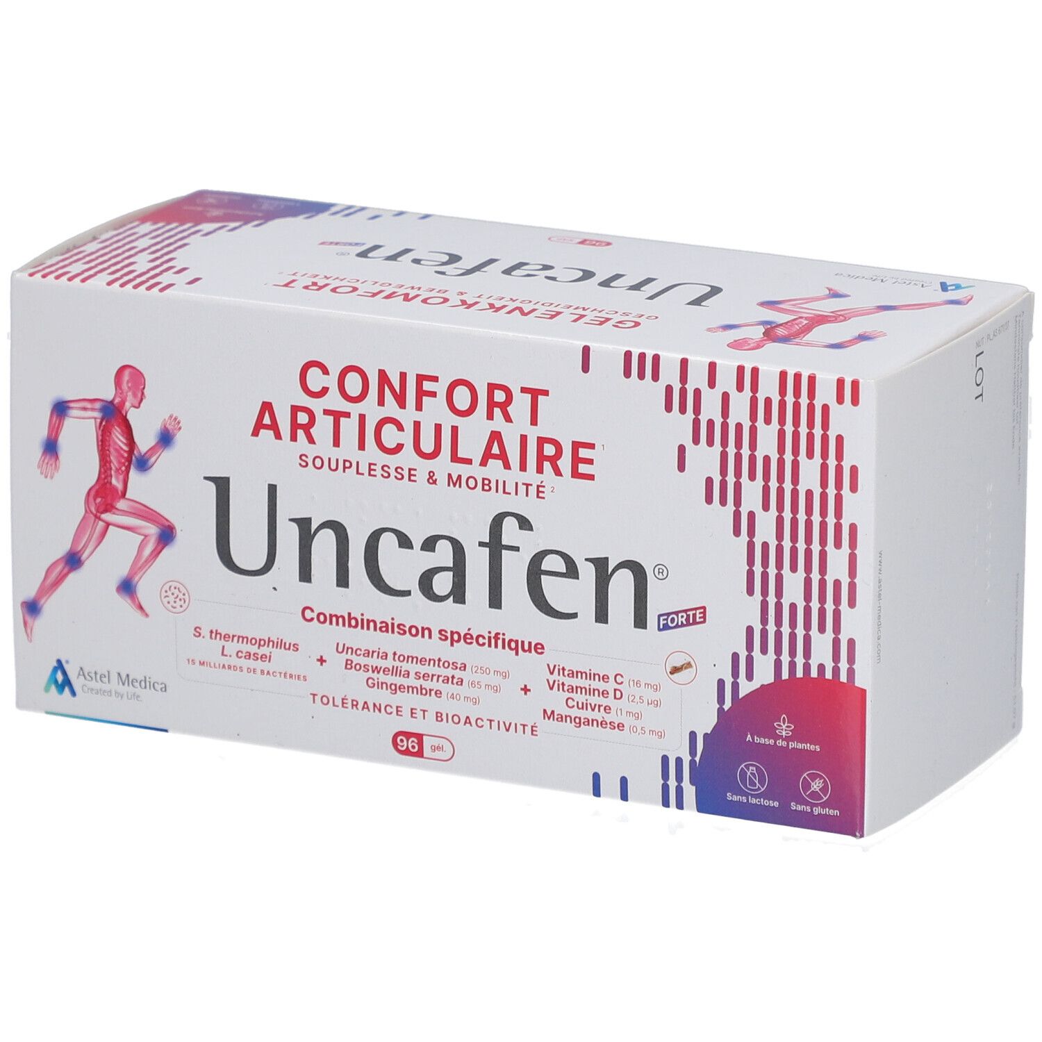Uncafen FORTE® | Gewrichtscomfort en mobiliteit 96 Capsules