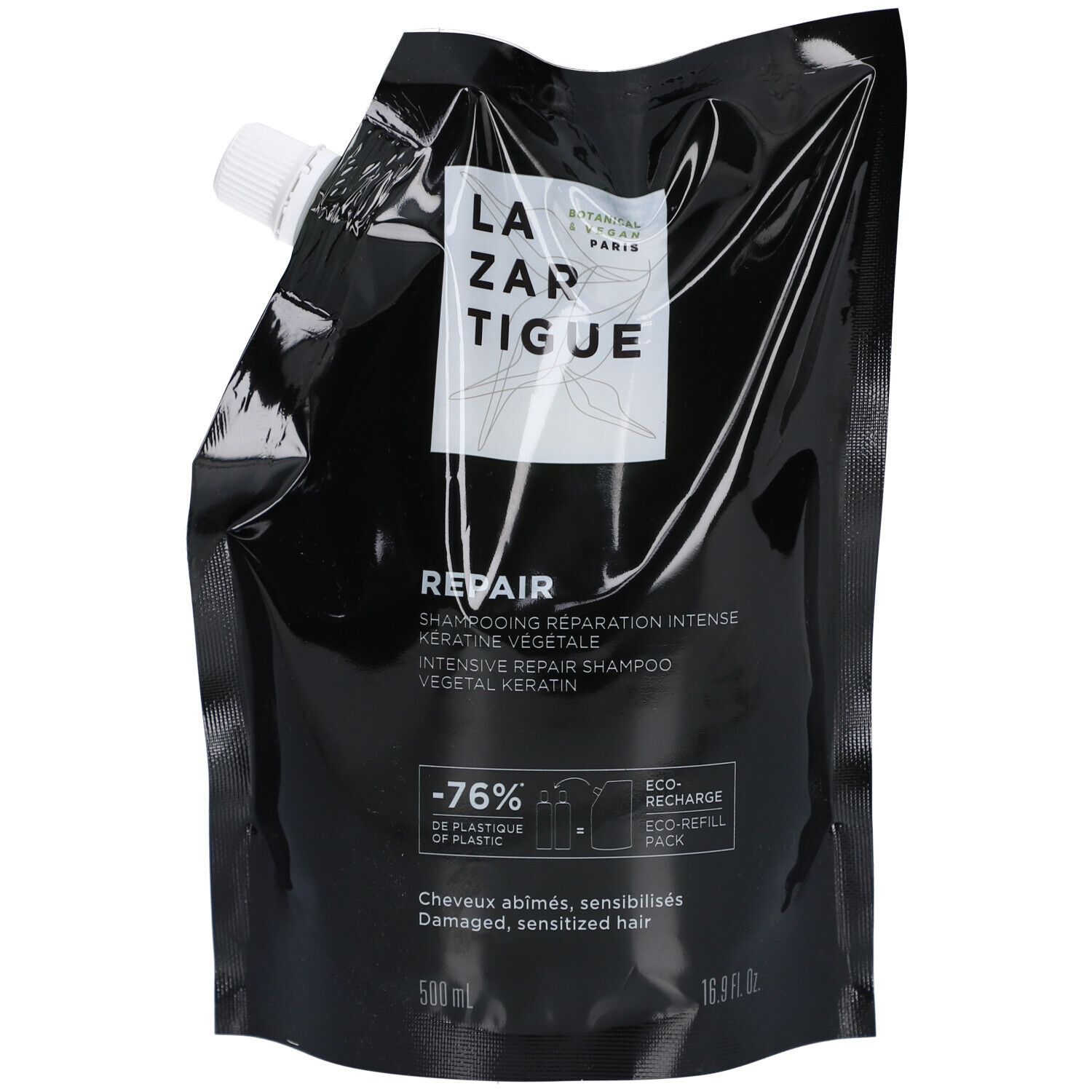 Lazartigue Eco Recharge Repair 500ml 14x8x20 cm Shampoo