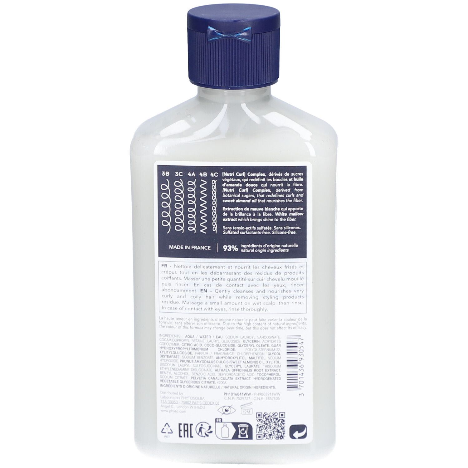 Phyto Shampoo Nutrition Intensive Locken