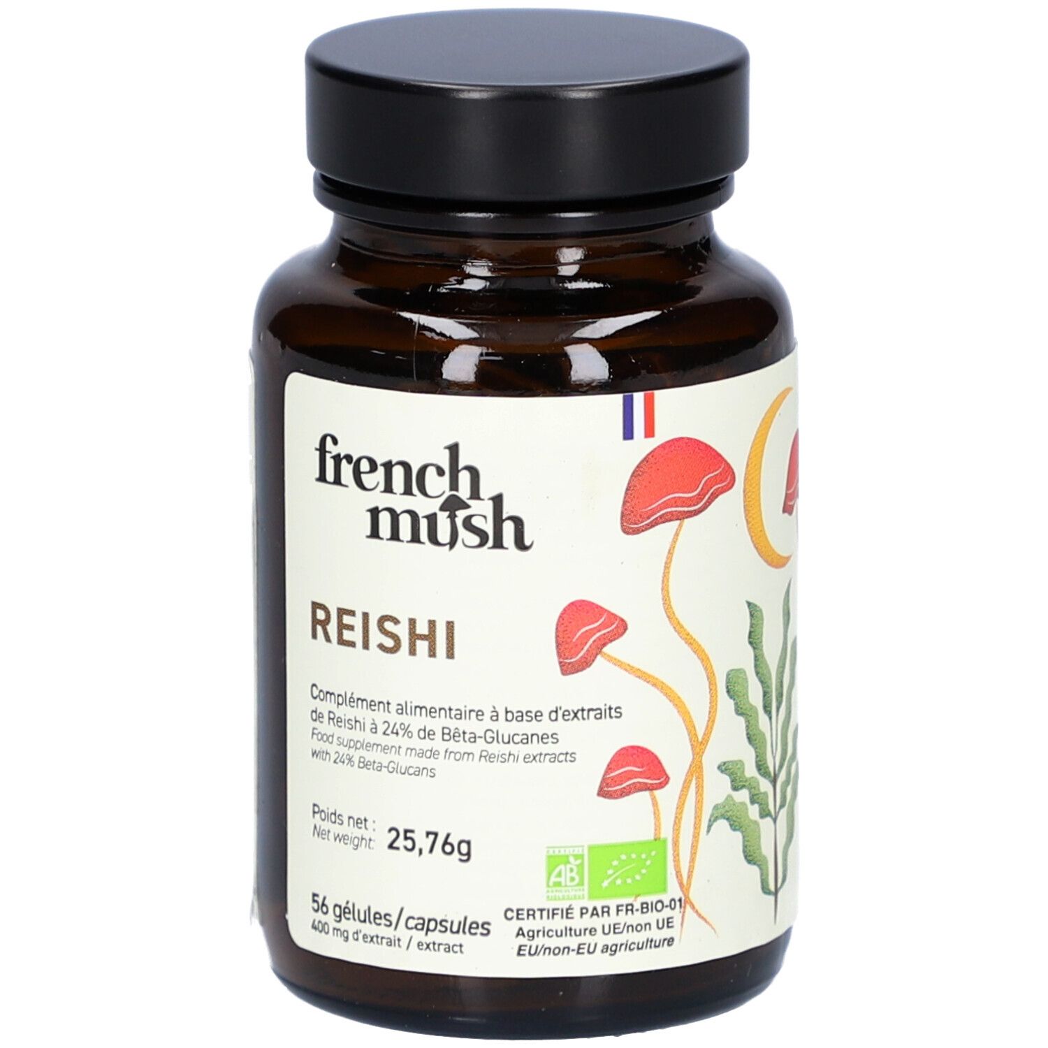 French Mush Reishi 56 Capsules