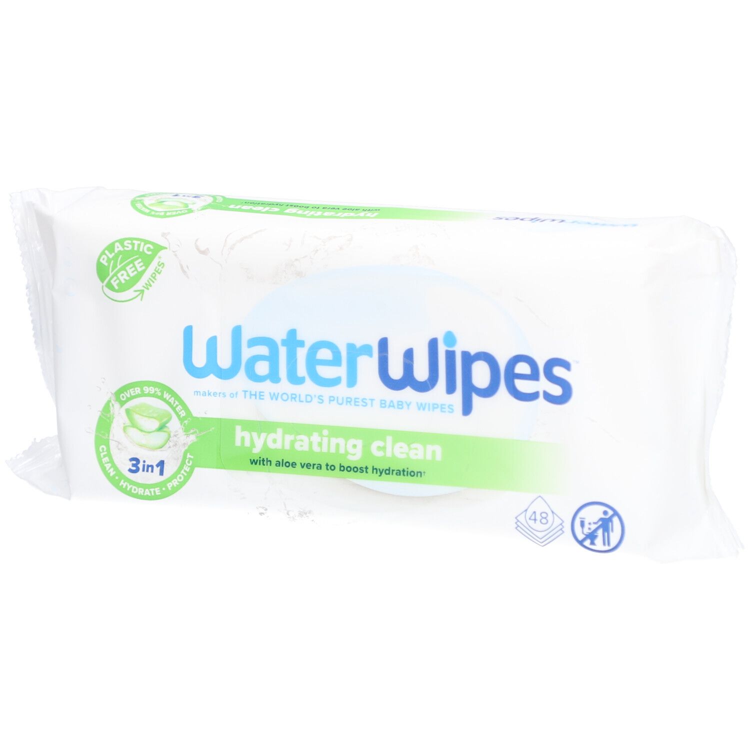 WaterWipes Hydrating - Aloe Vera 48st 48 St Tücher