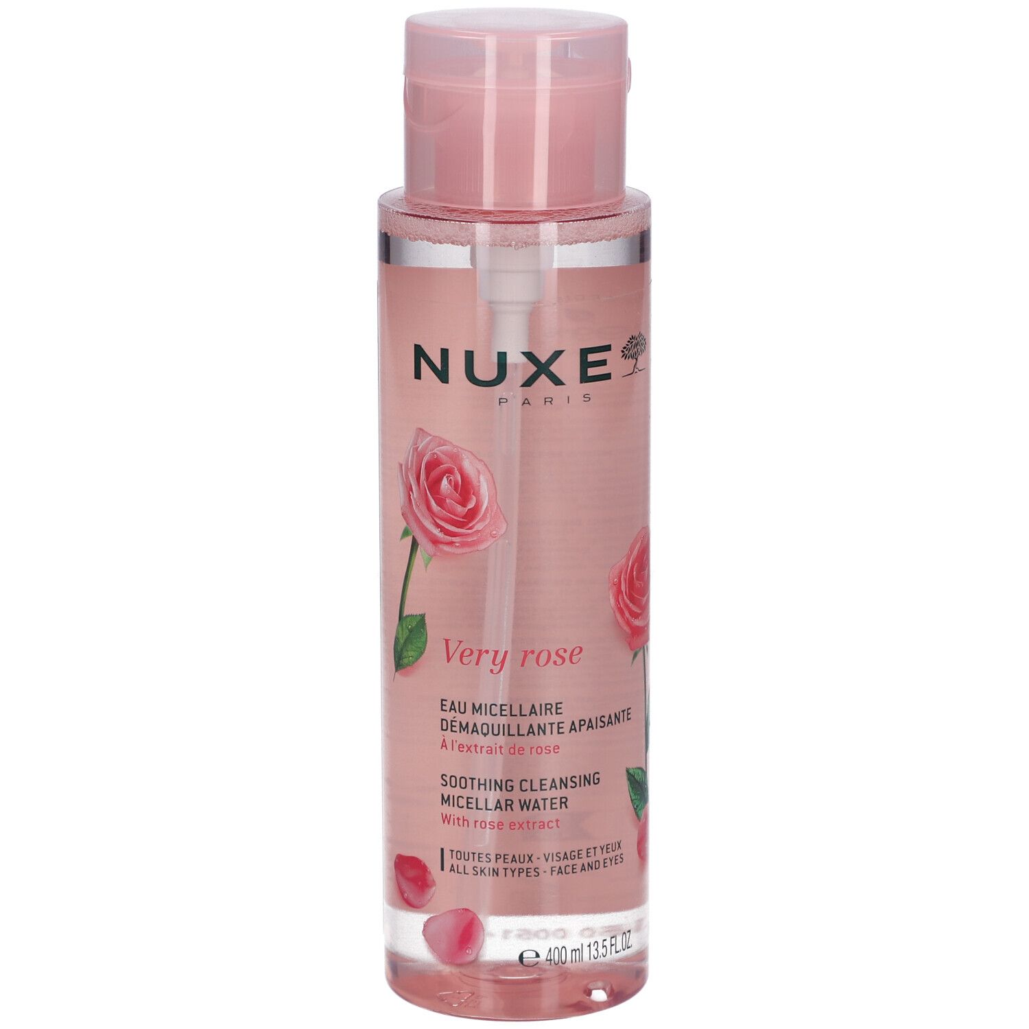 Nuxe Very Rose Micellar Water - Acqua micellare struccante lenitiva - 400 ml - Immagine 13