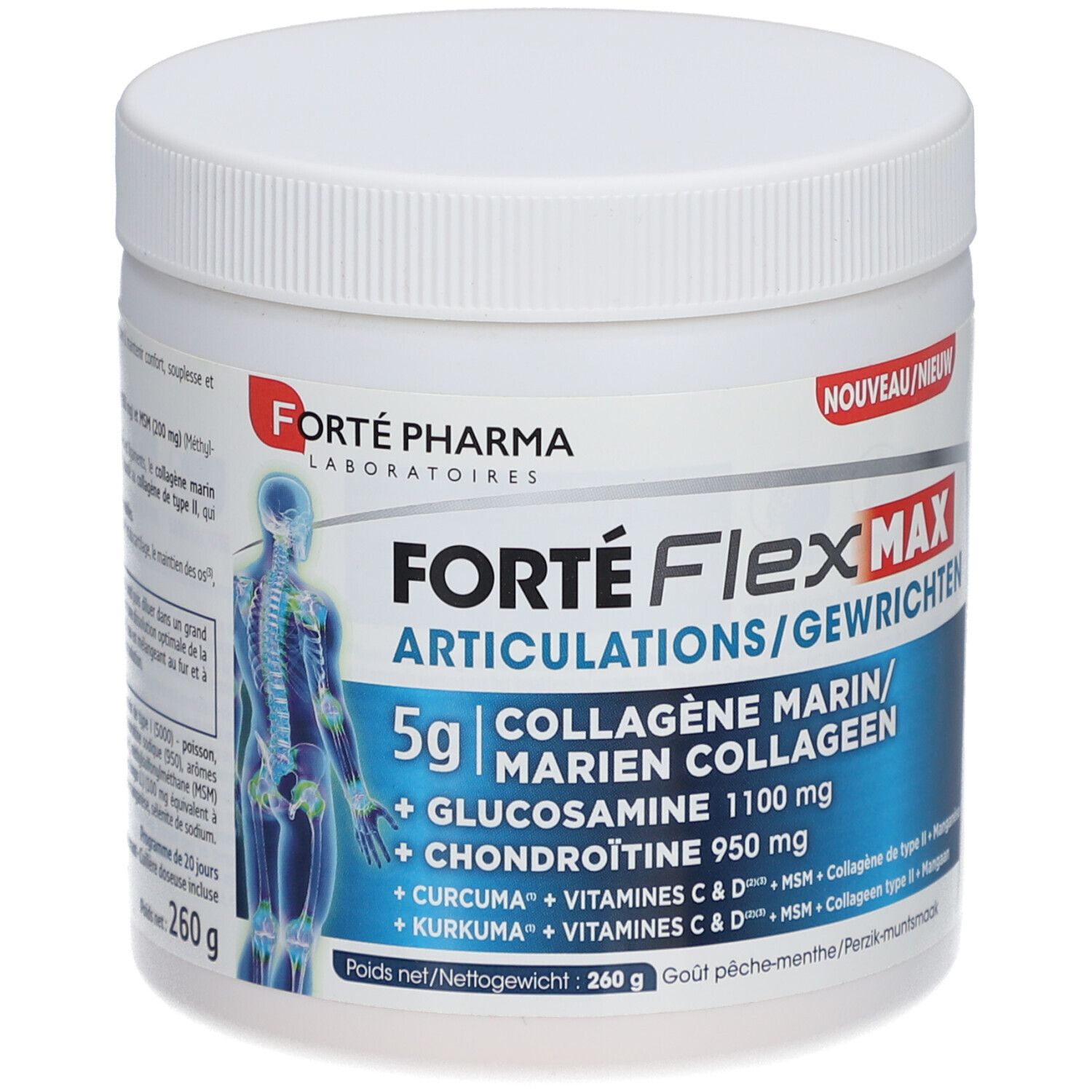 Forté Pharma Flex Max Gewrichten Marien Collageen 260 Poeder