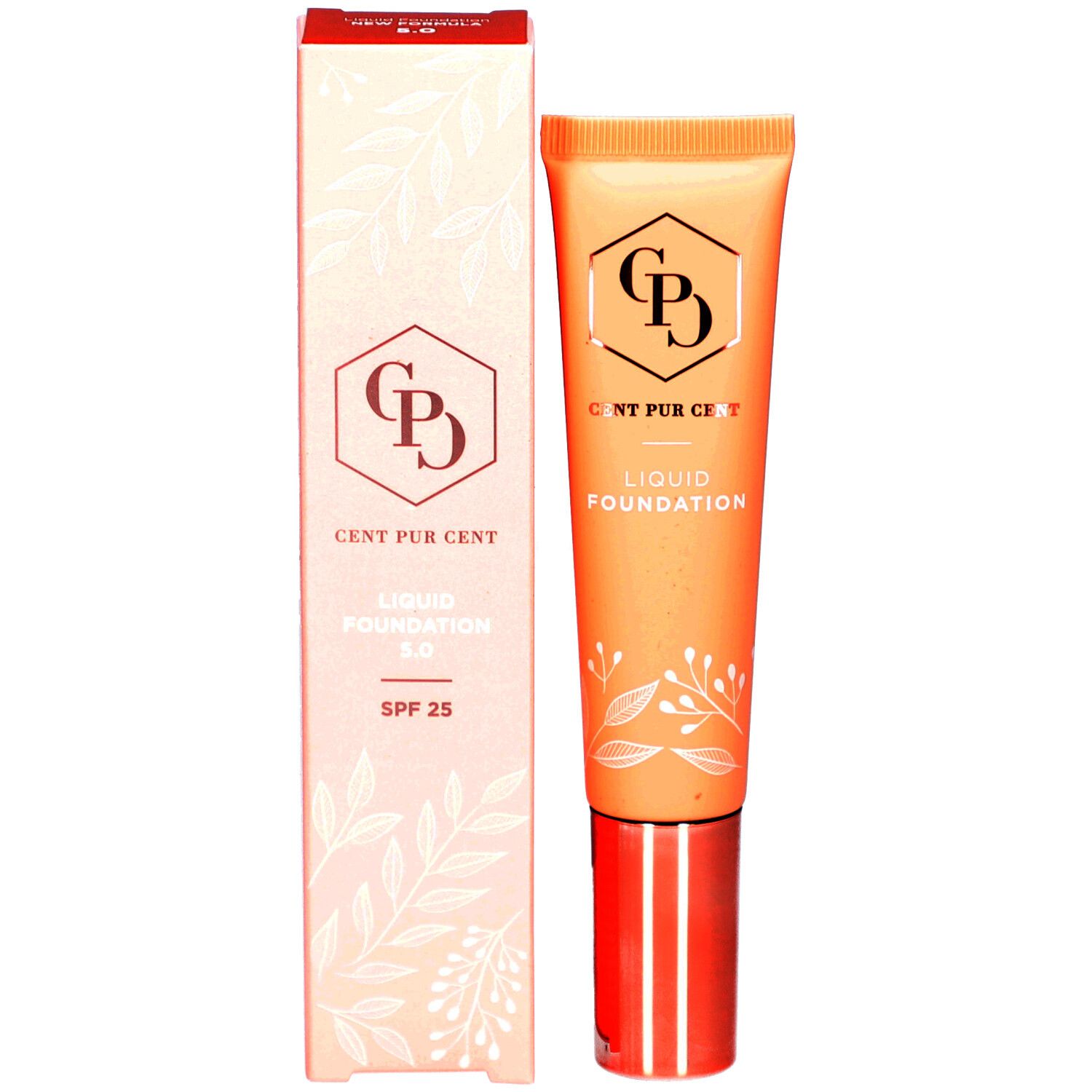 Cent Pur Cent Flüssige Mineral Foundation SPF25 5.0