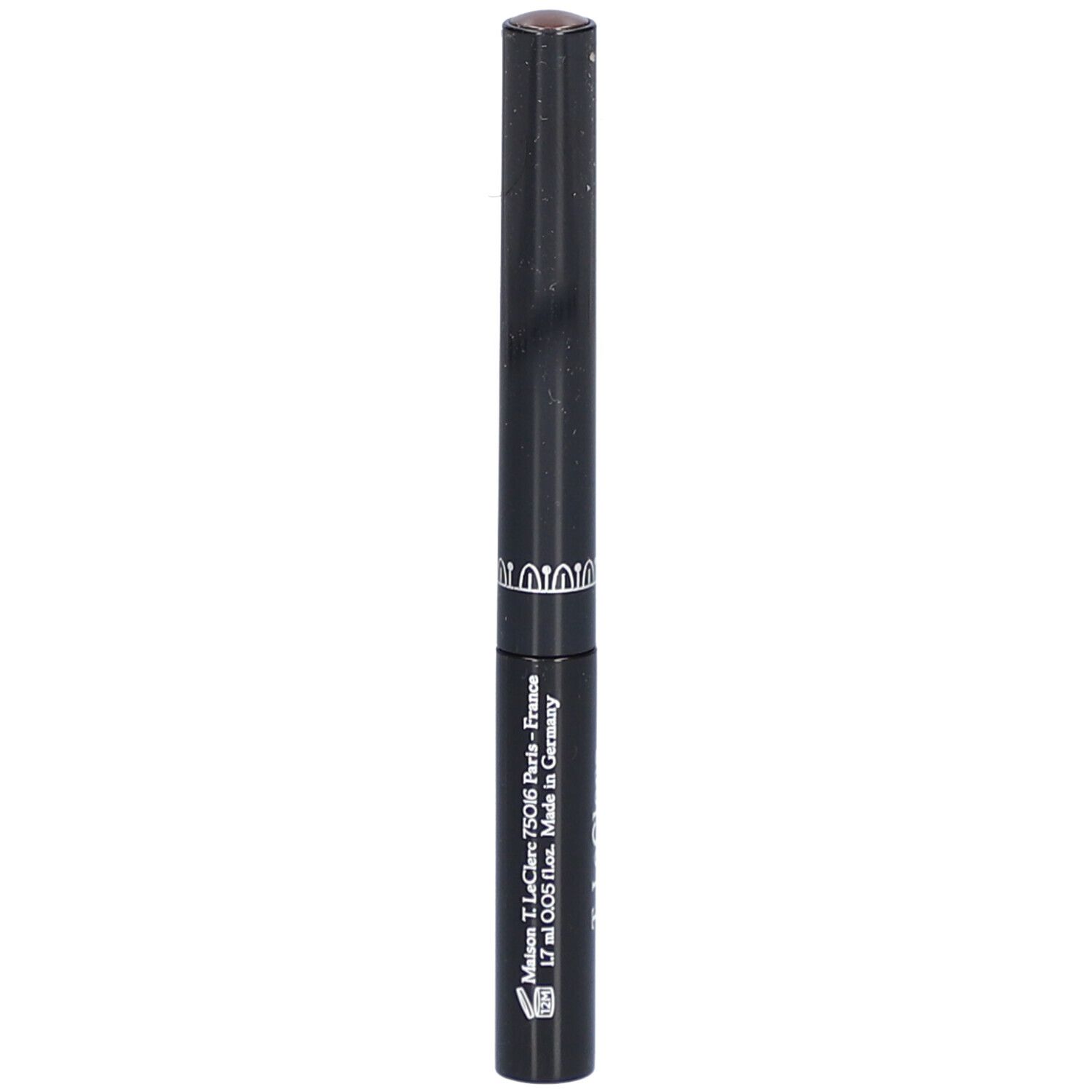 Eyeliner noir avec pointe marron. Inscription T.LeClerc Paris-1881. Fabriqué en Allemagne.