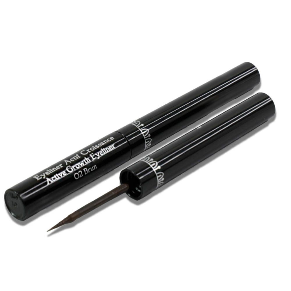 Eyeliner avec pointe marron. Active Growth Eyeliner 02 Brun. T.LeClerc Paris-1881.