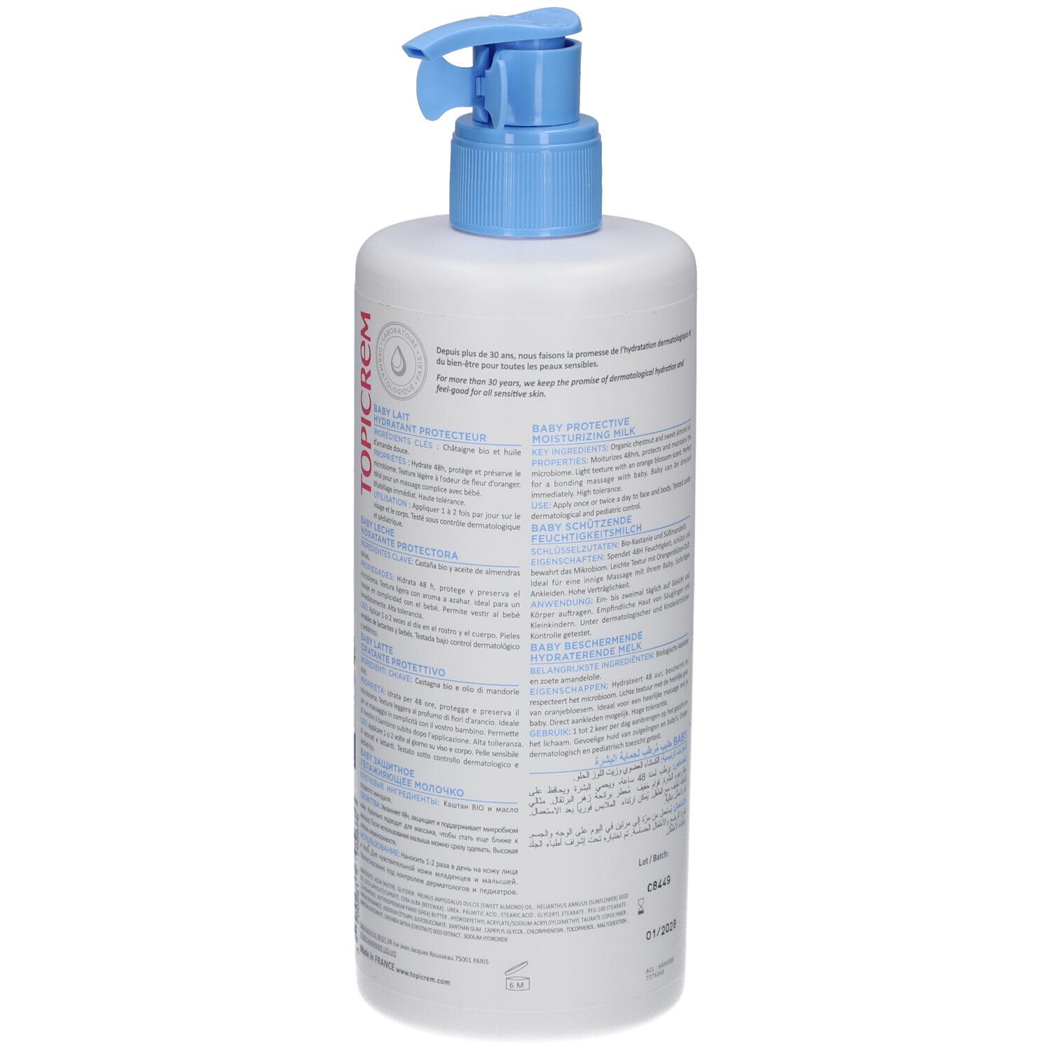 baby schützende feuchtigkeitsspendende Milch