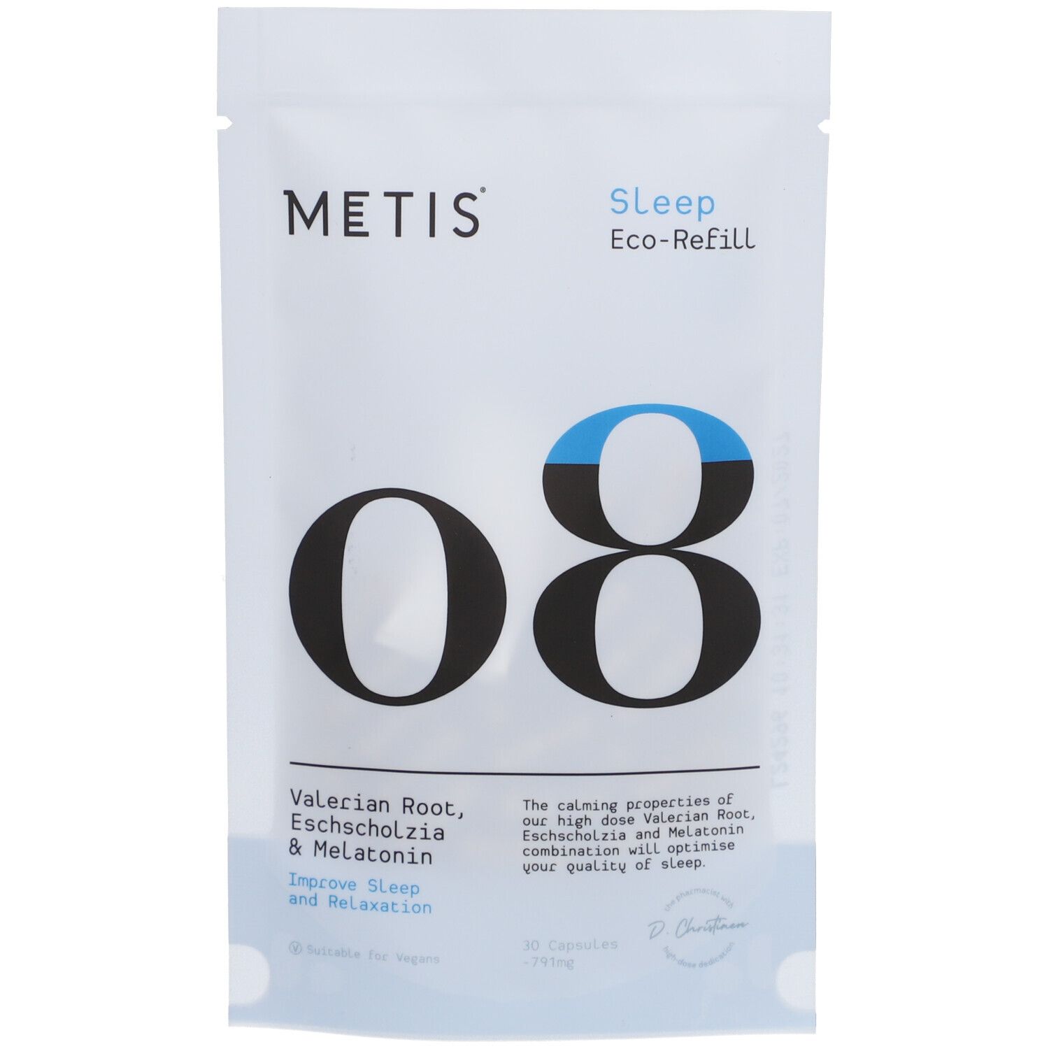 Metis Sleep 08 Eco-Refill 30 Capsules