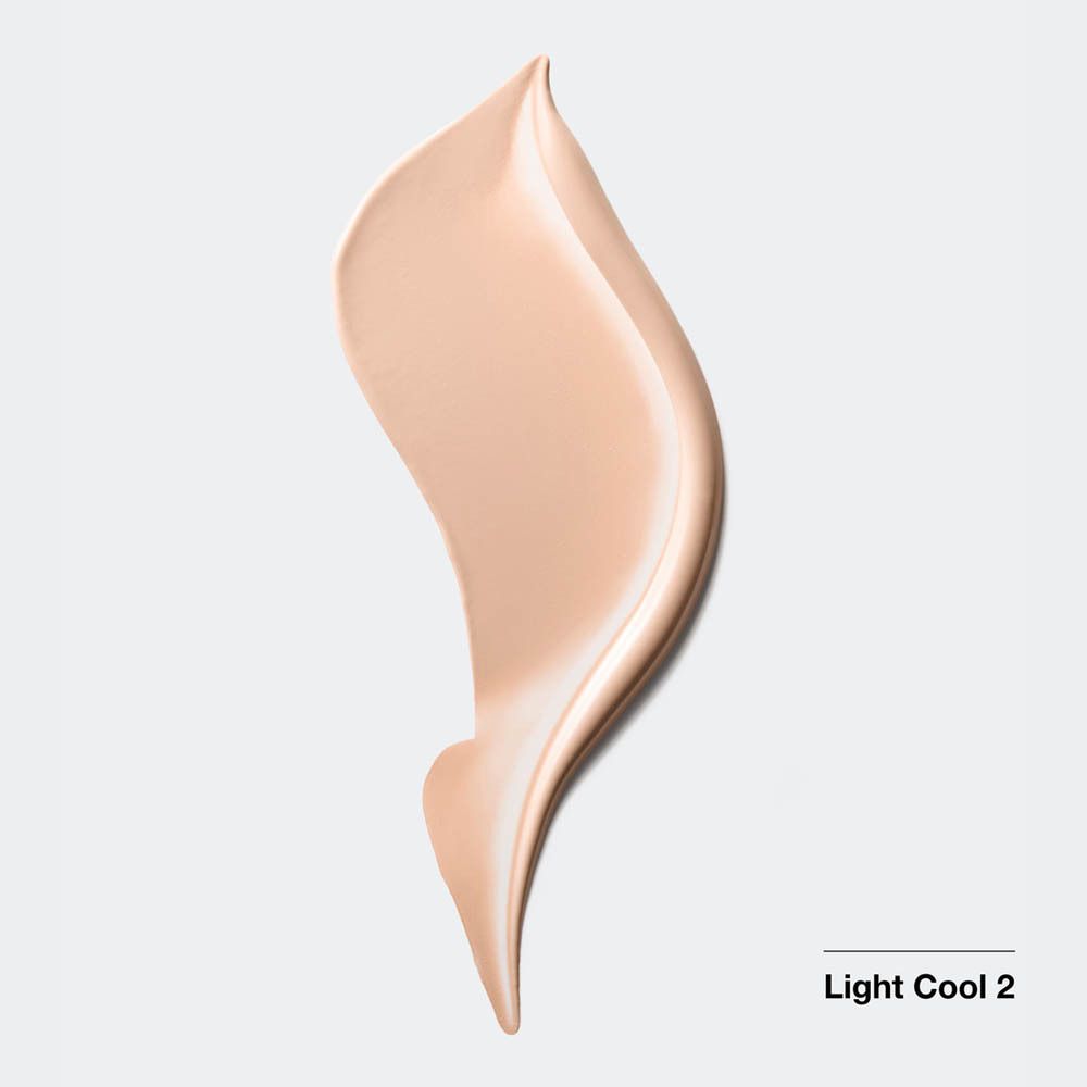 Trace de fond de teint Light Cool 2. Couleur beige.