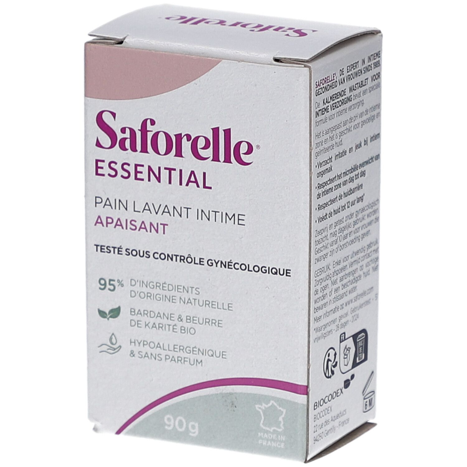 Saforelle Essential Kalmerende Wastablet voor de Intieme Verzorging 90g 90 g Seife