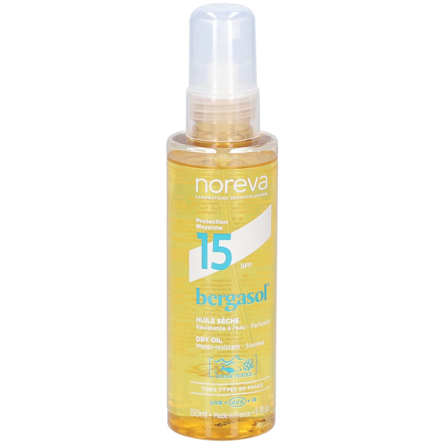Noreva Bergasol Huile Sèche Spf15 150ml 150 ml Sonnenschutzgel