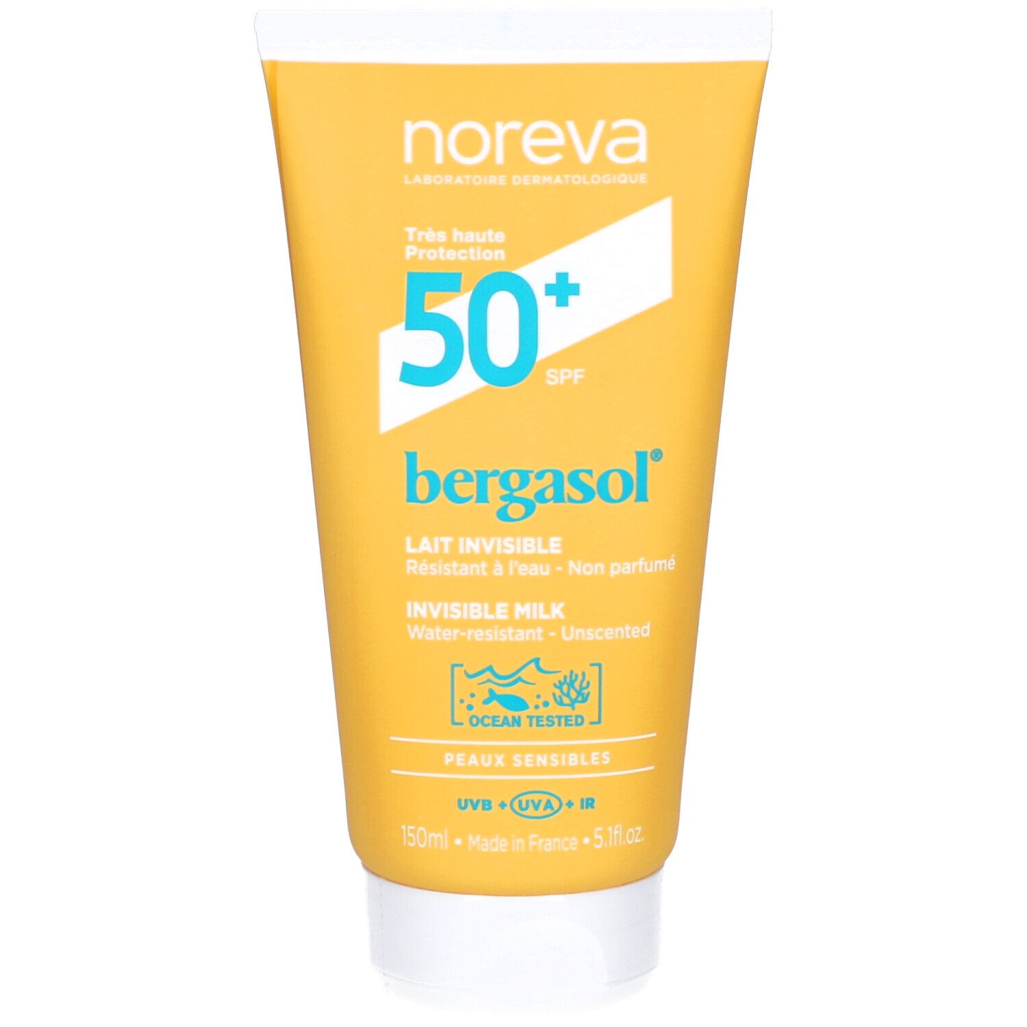 Noreva Bergasol Lait Invisible Spf50+ 150ml 150 ml Sonnenschutzcreme