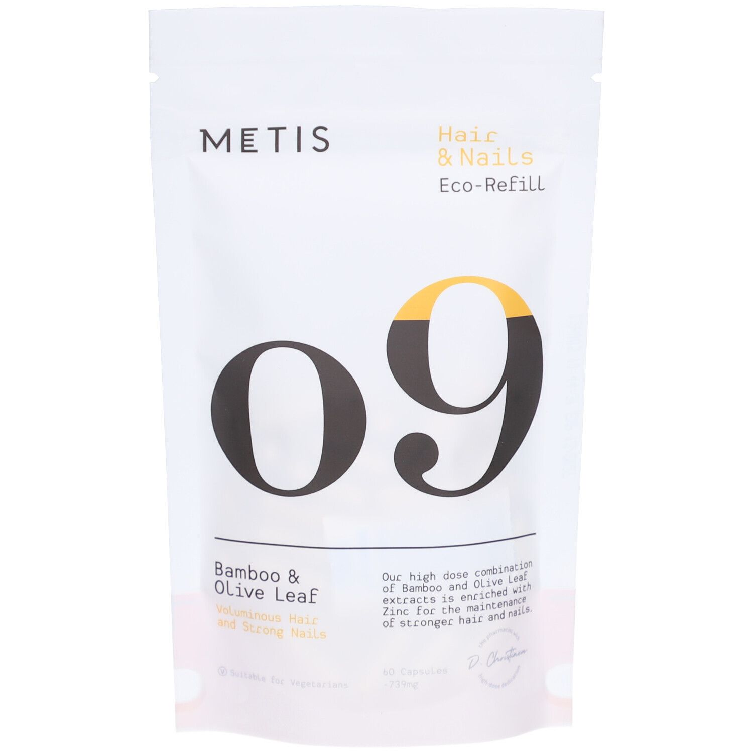 Metis Hair & Nails 09 Eco-Refill 60 Capsules