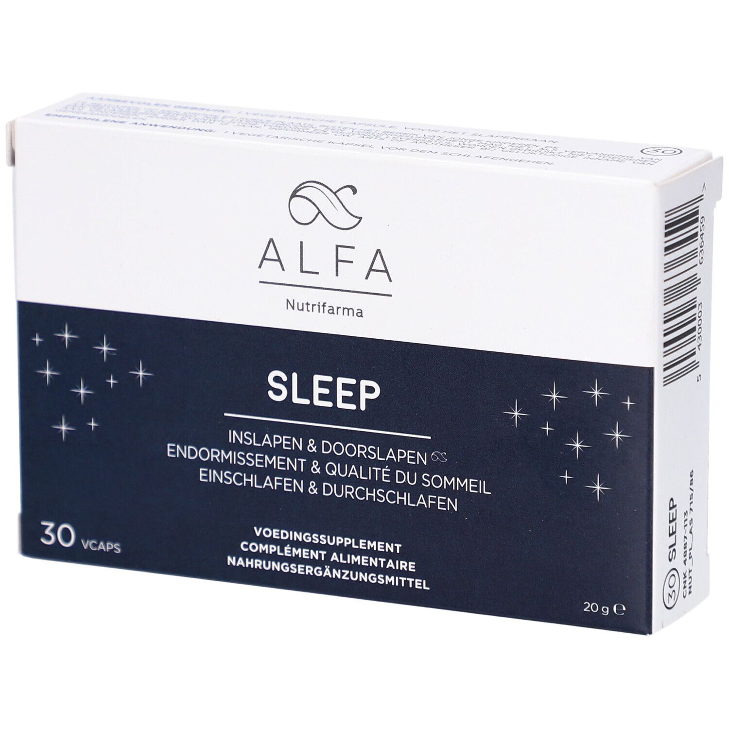 Nutrifarma Alfa Sleep 30 Harde capsules