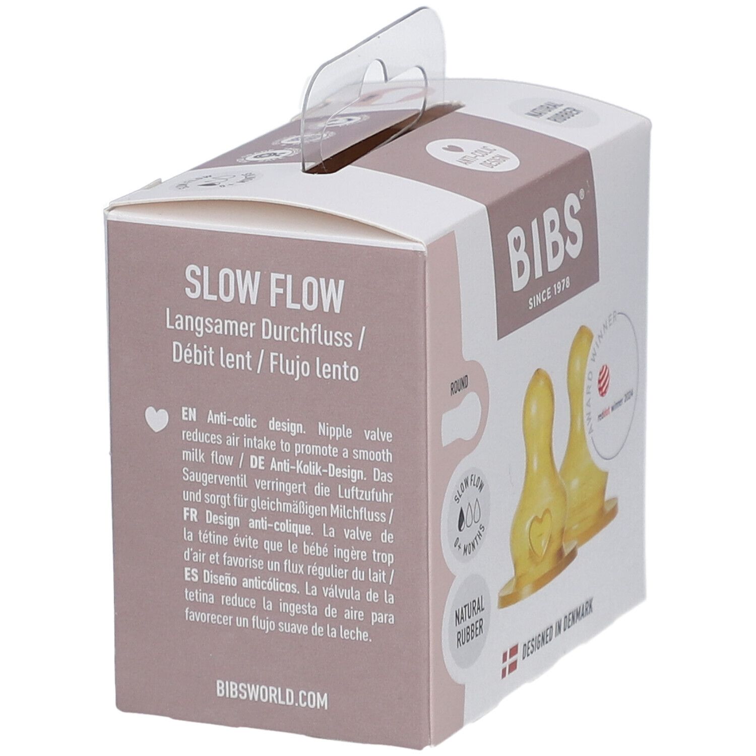 BIBS Flaschensauger Latex 2er-Pack