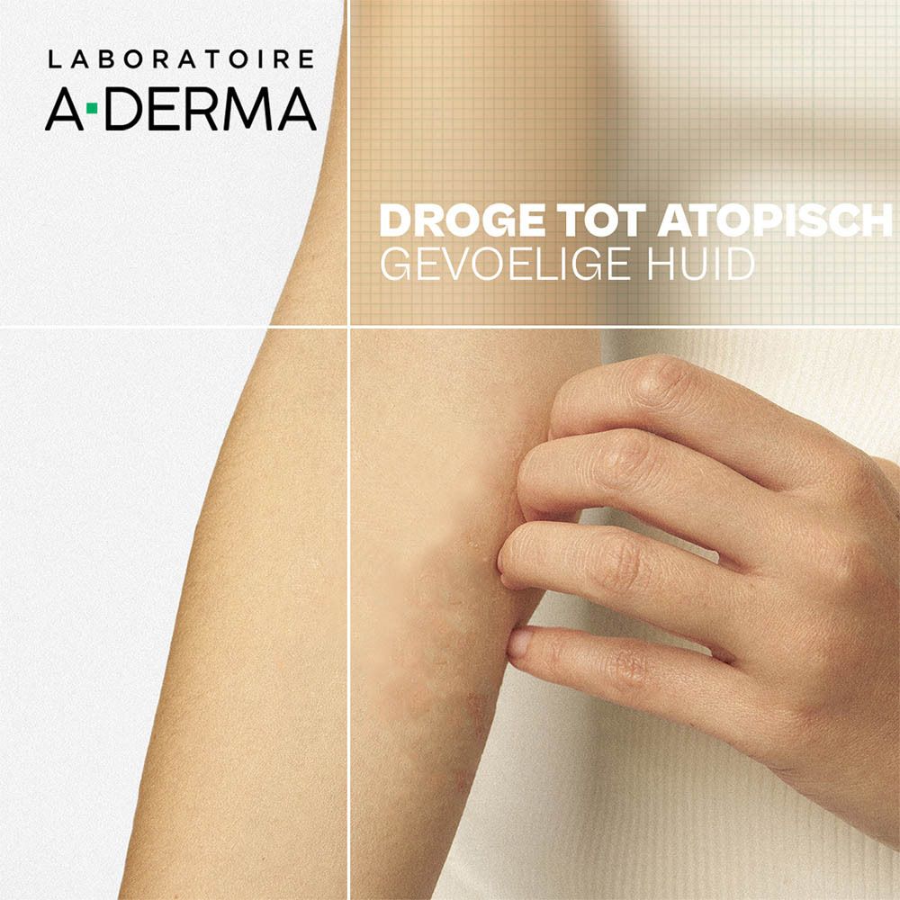 A-Derma Exomega Control Emolliërende anti-jeuk Wasolie | Droge huid met neiging tot atopisch eczeem