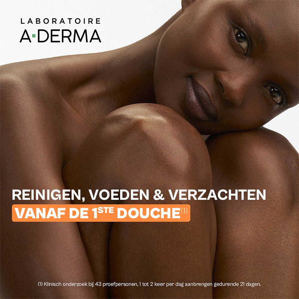 A-Derma Exomega Control Emolliërende anti-jeuk Wasolie | Droge huid met neiging tot atopisch eczeem