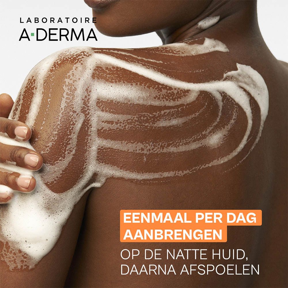 A-Derma Exomega Control Emolliërende anti-jeuk Wasolie | Droge huid met neiging tot atopisch eczeem
