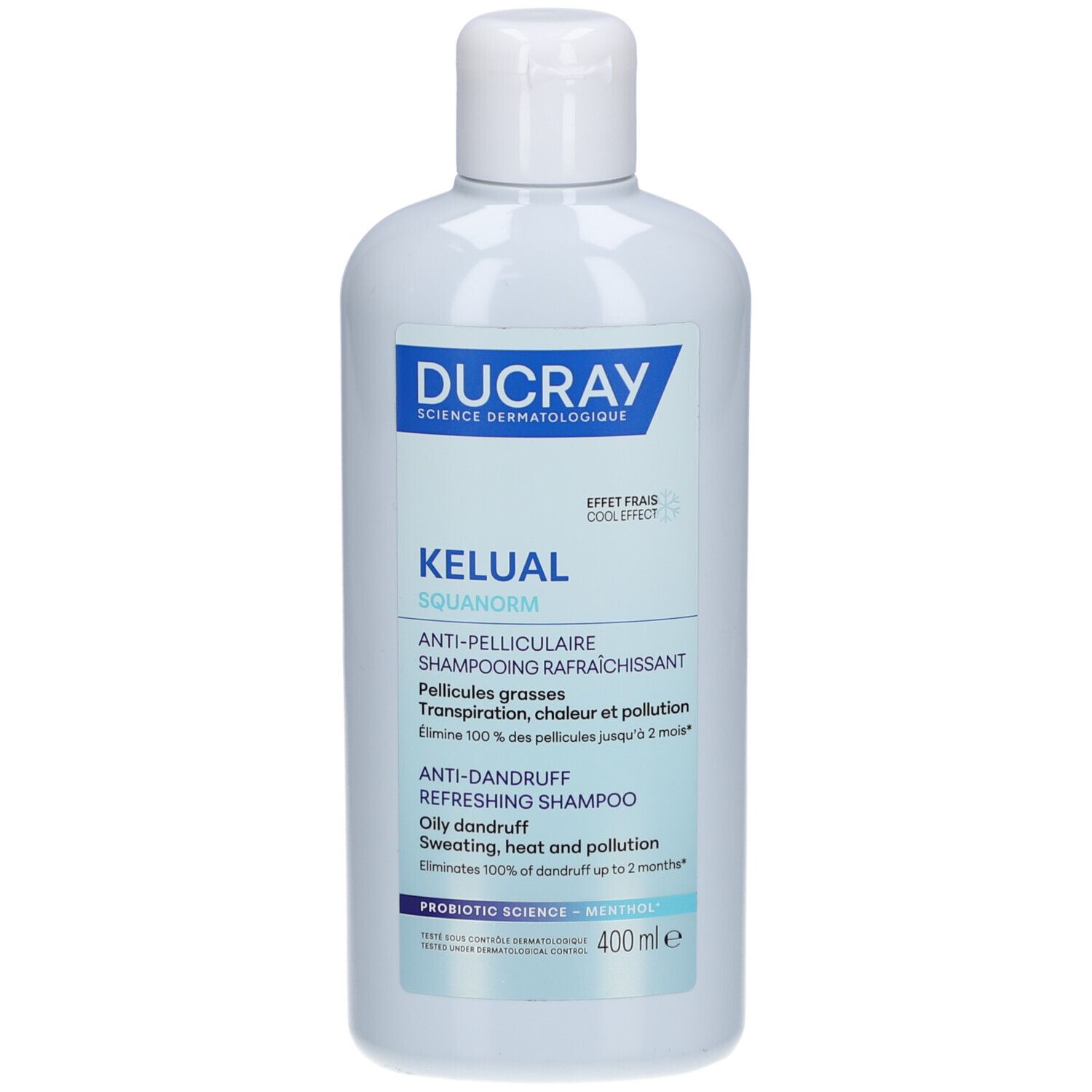 Ducray Kelual Squanorm Verfrissende Anti-roos Shampoo | Vette Schilfers 400
