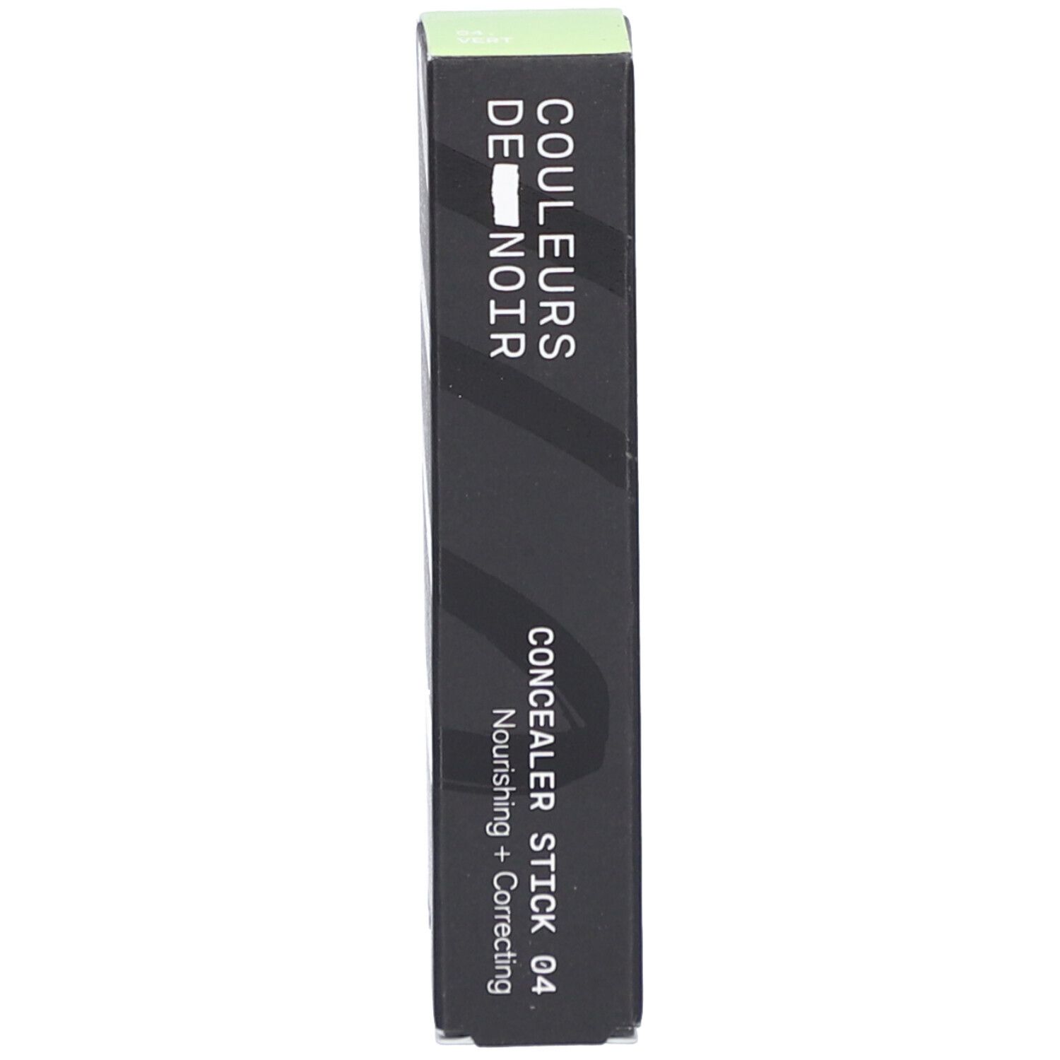 Verpackung mit Aufschrift: COULEURS DE NOIR, CONCEALER STICK 04 Nourishing + Correcting.