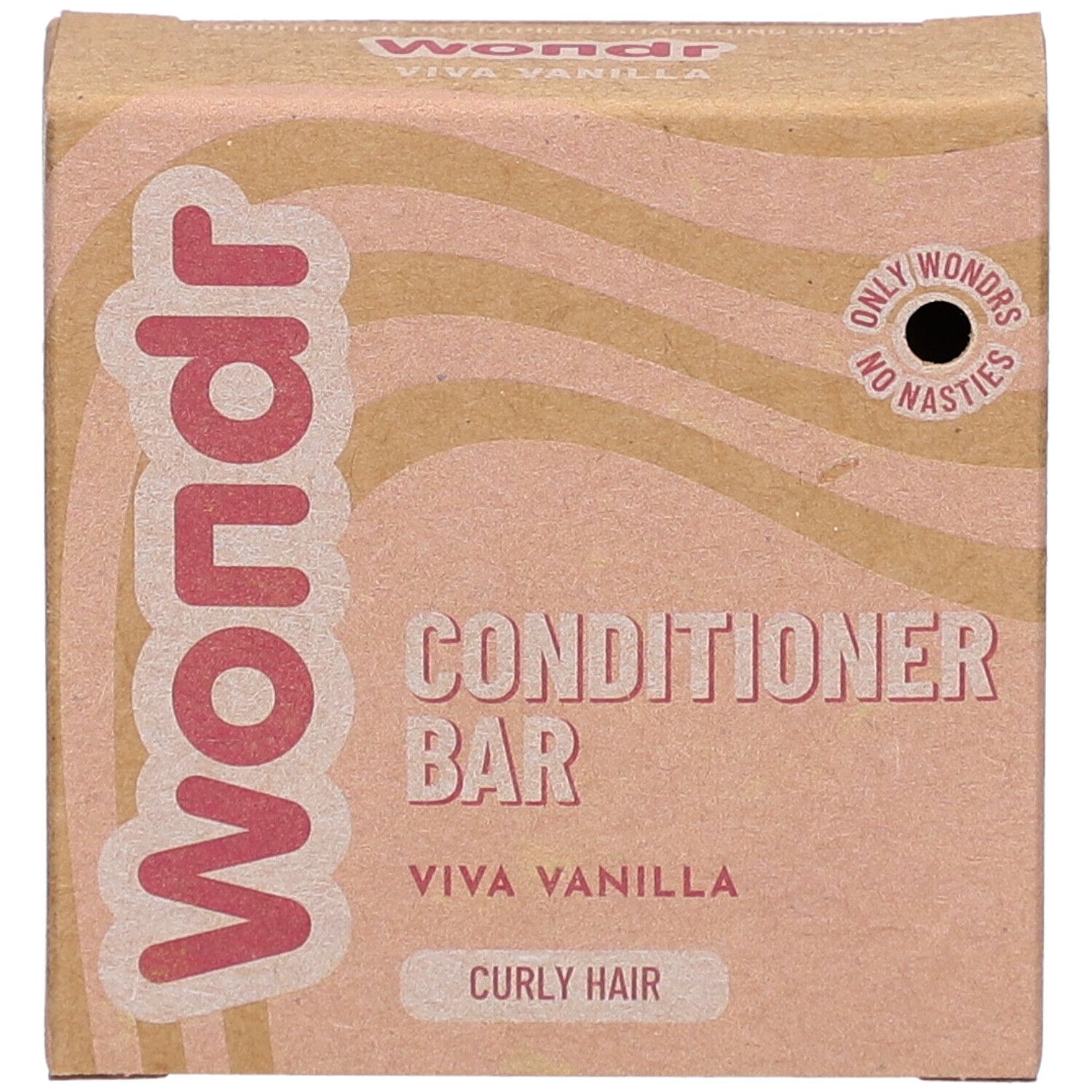 Wondr Conditioner Bar Viva Vanilla für lockiges Haar.