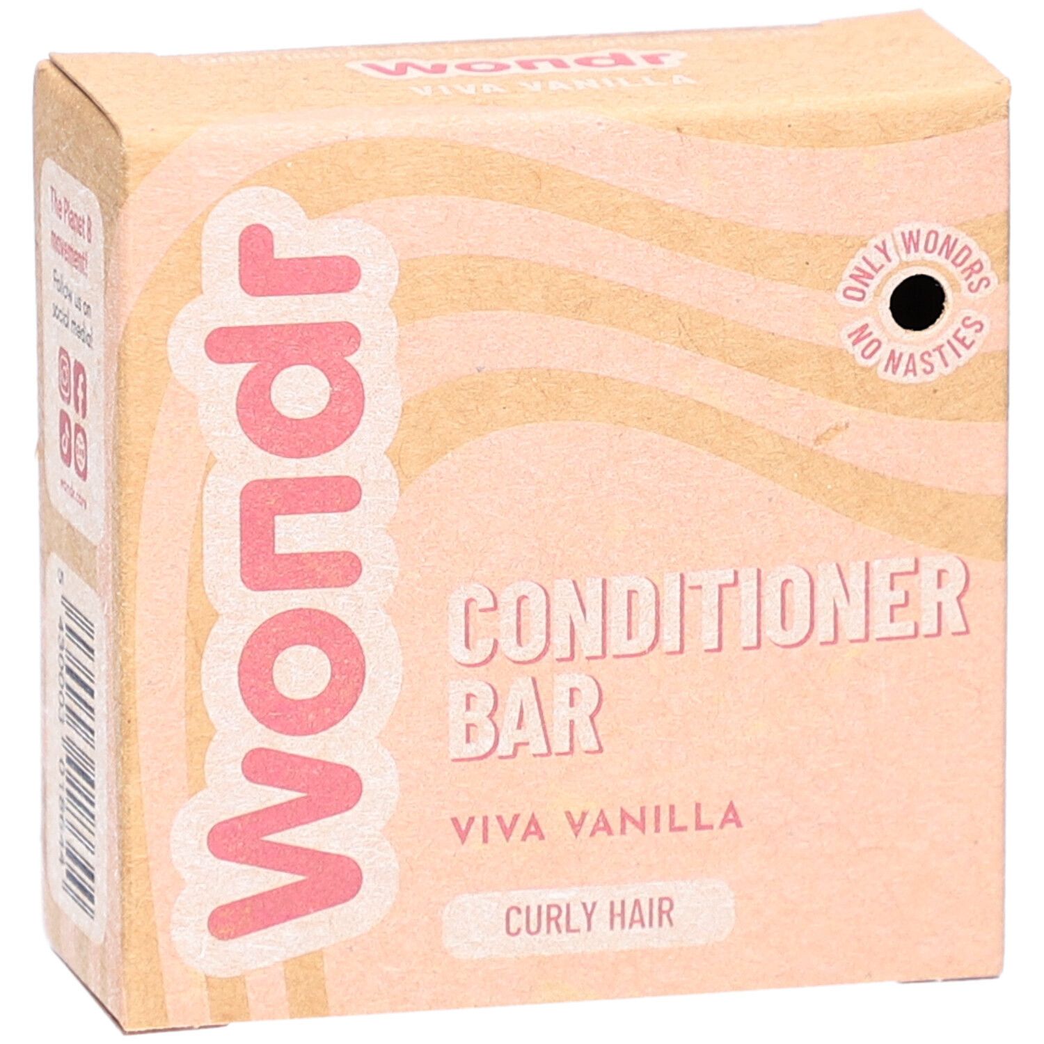 Wondr Conditioner Bar Viva Vanilla für lockiges Haar.