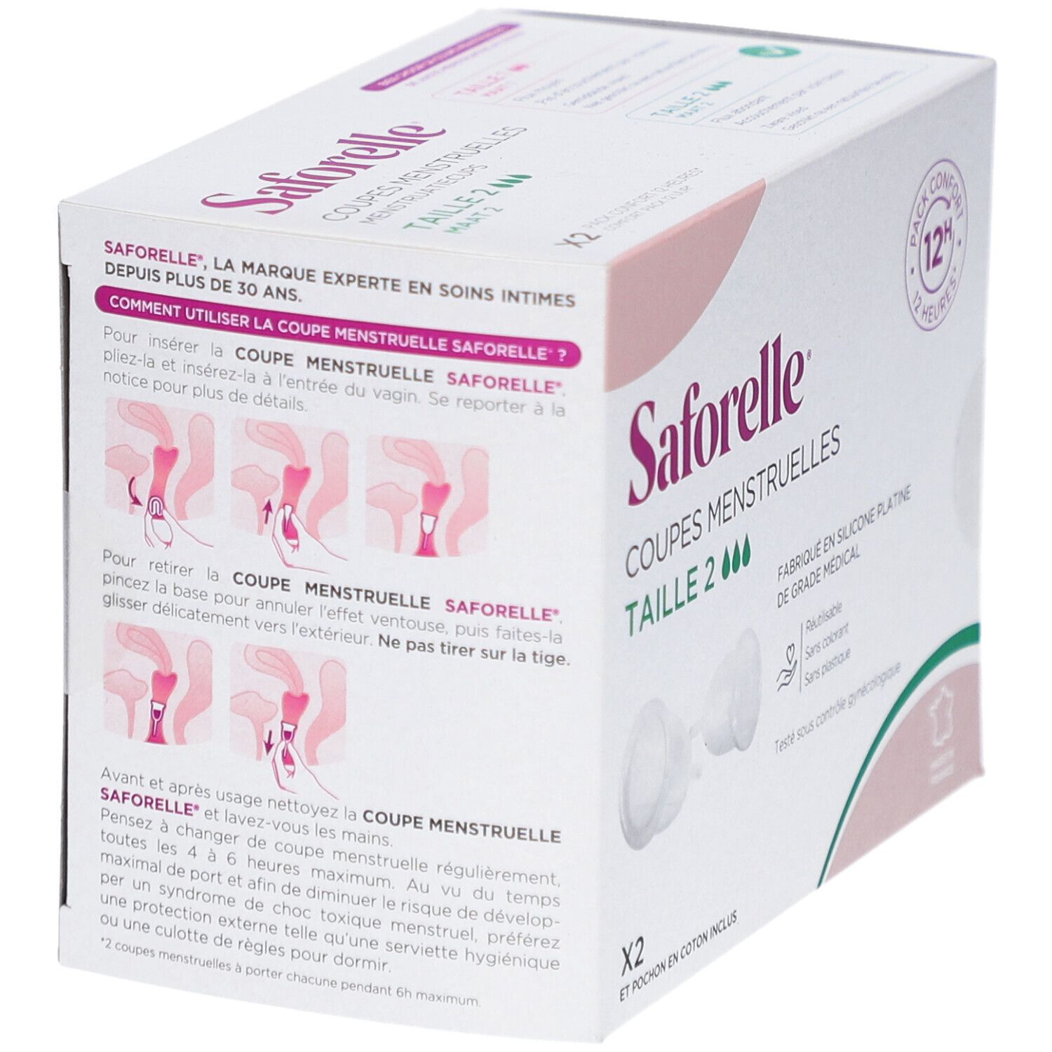 Saforelle® Coupes Mensturelles Taille 2 2 pc(s) Accessoire(S) view 2