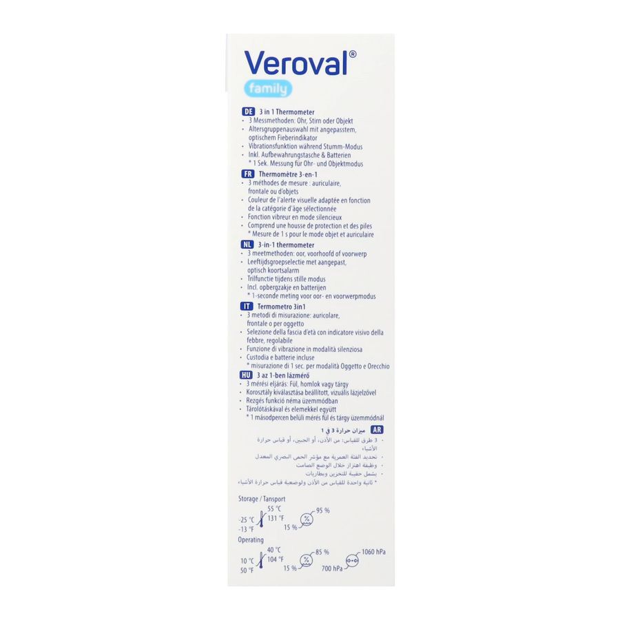 Veroval Family Thermometre Infrarouge