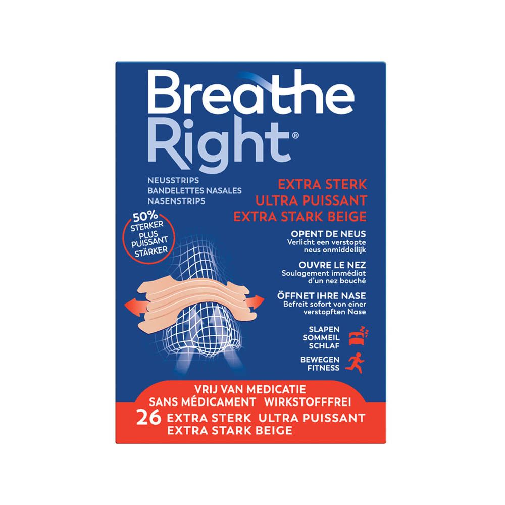 Breathe Right Bandelettes Nasales Ulta Puissant