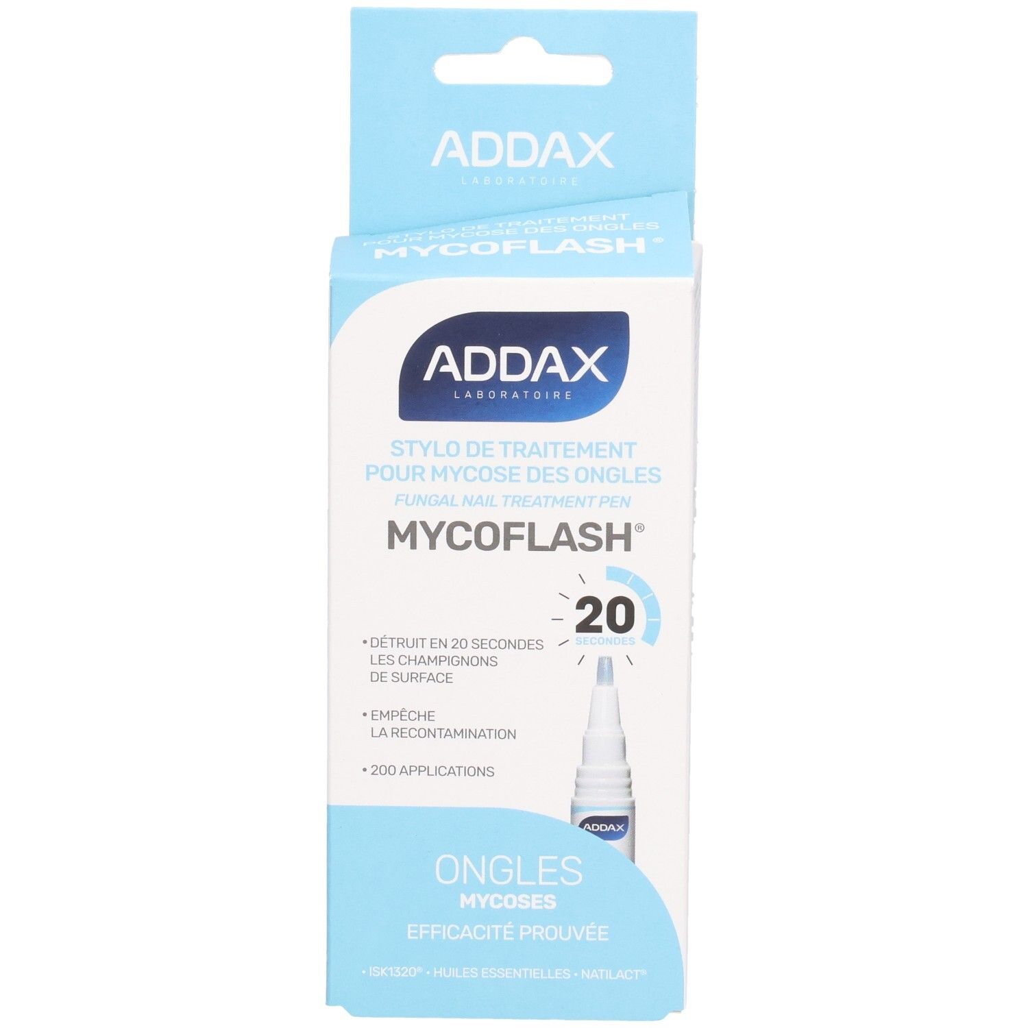 ADDAX Mycoflash Stylo Traitement Mycose des Ongles