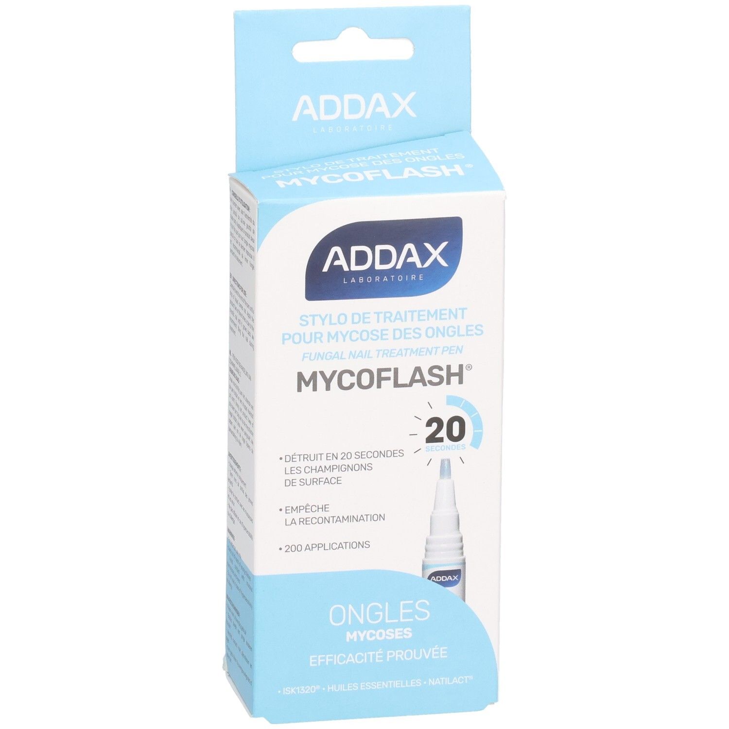 ADDAX Mycoflash Stylo Traitement Mycose des Ongles
