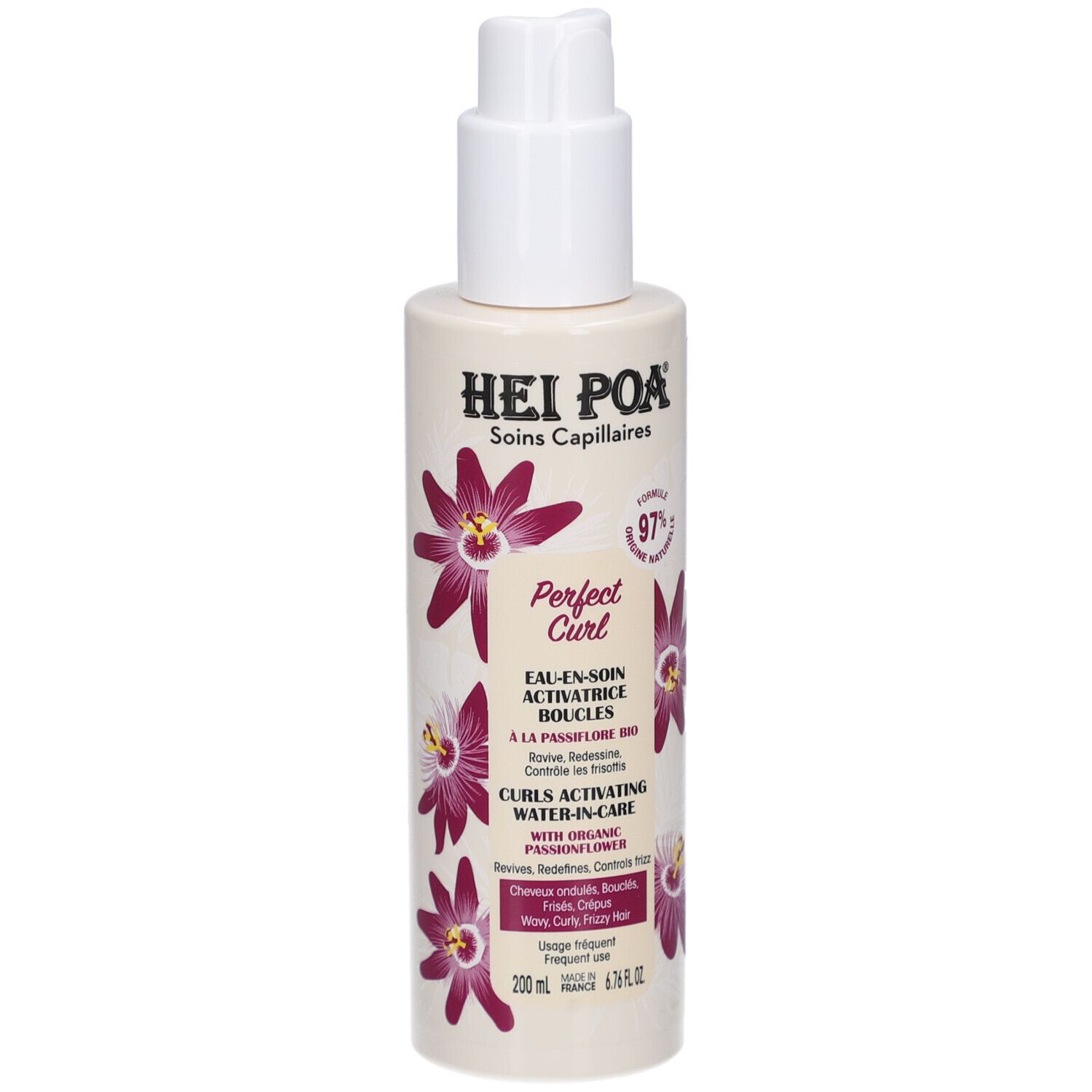 Hei Poa Curl Activating Water-in-care 200ml 18x4,7x4,7 cm Sprühflasche