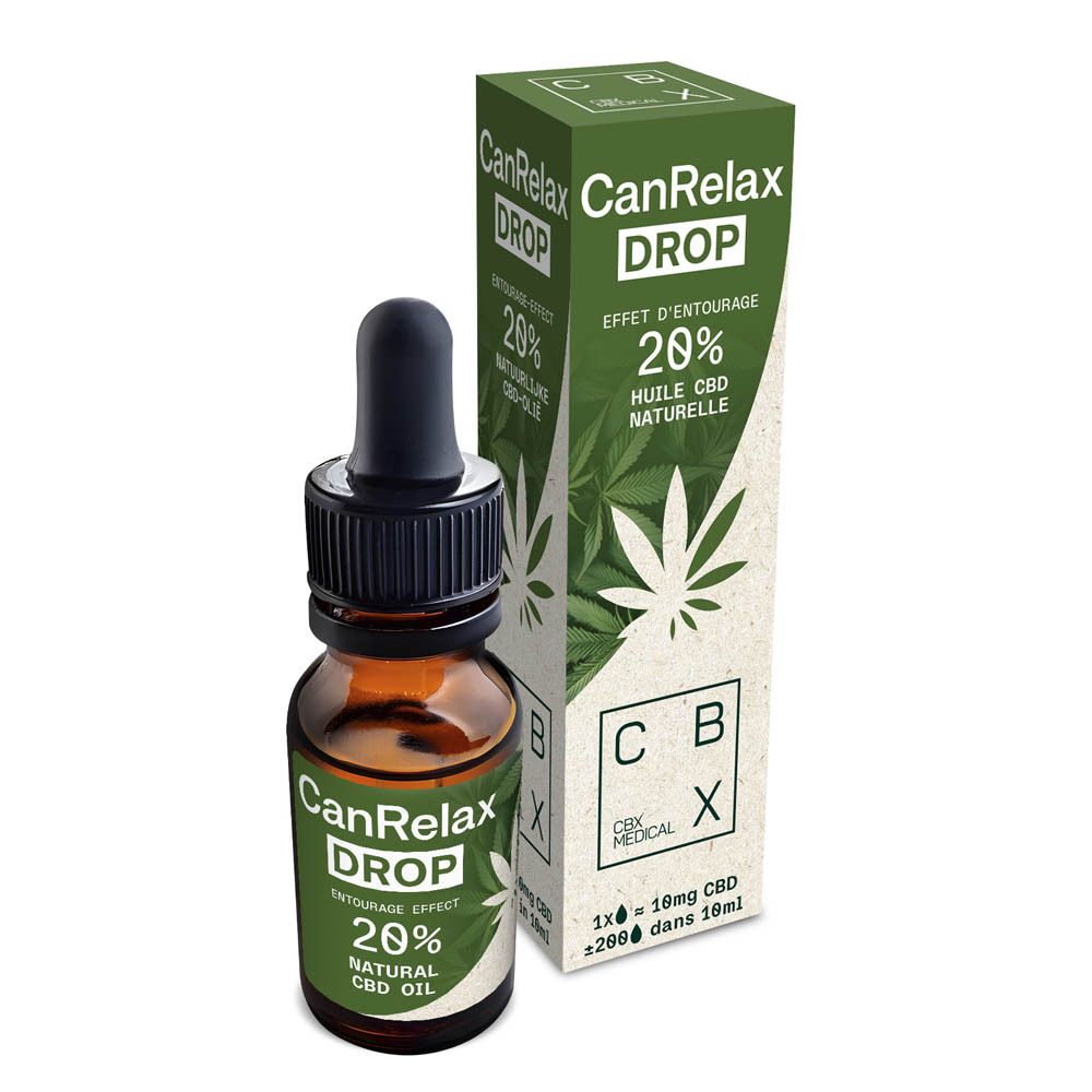 CBX Medical CanRelax Drop Huile de CBD Naturelle 20 % 10 ml