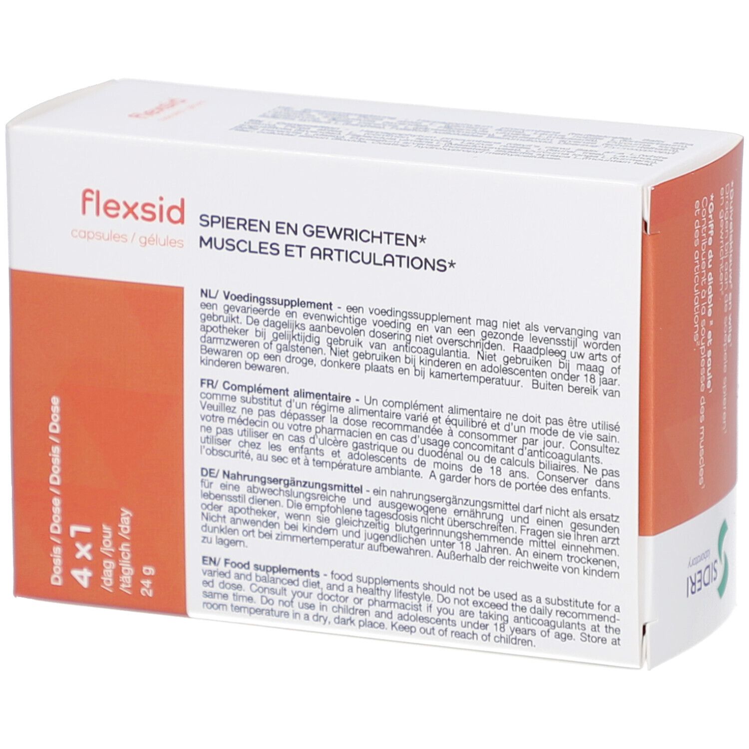 Sideri Laboratory Flexsid 60 Capsules