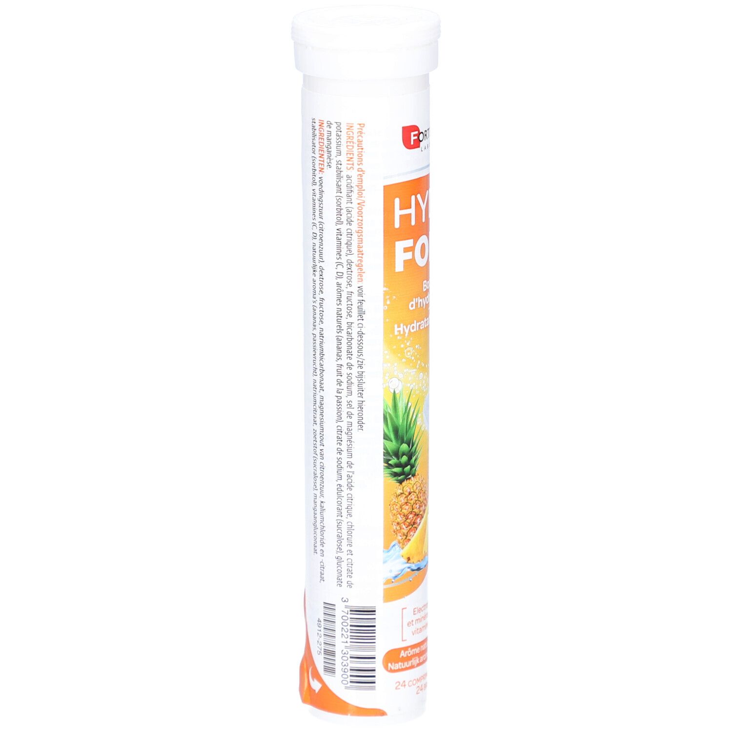 Forté Pharma Hydra Forté Hydratiebooster Ananas-Passievrucht 24 St Gecomprimeerde tabletten view 2