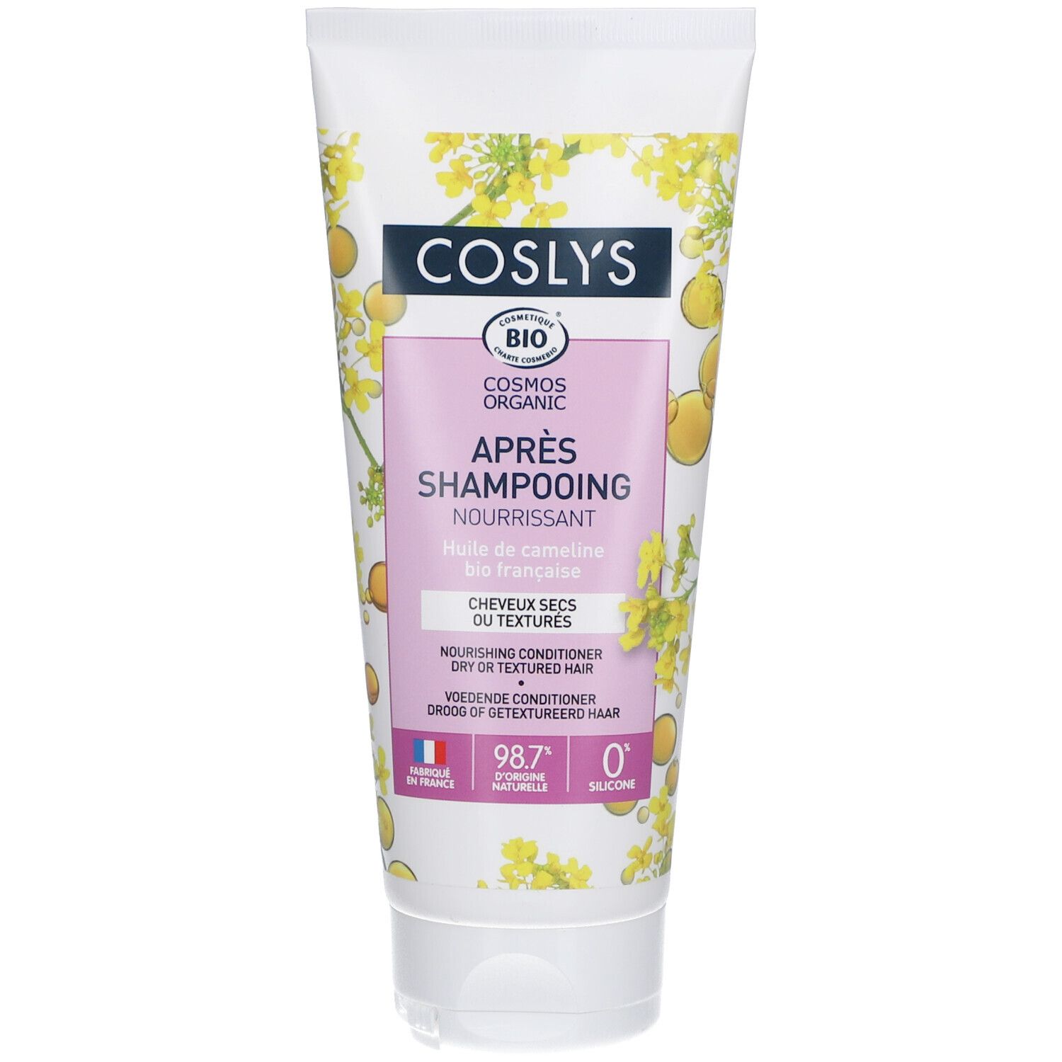 Coslys Apres shampoing nourrissant cheveux secs & textures 200ml 200 ml Haarkur