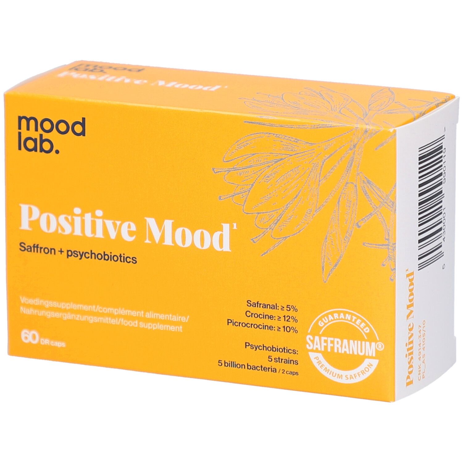 Stemmingslaboratorium. Positieve stemming 60 Capsules