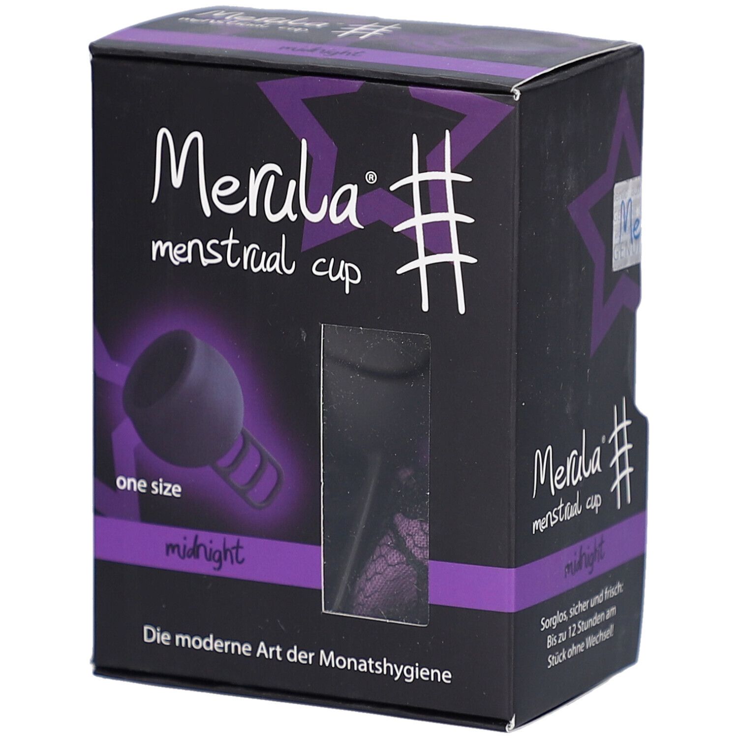 Merula Cup menstruatiecup midnight zwart 1 St Sonstige