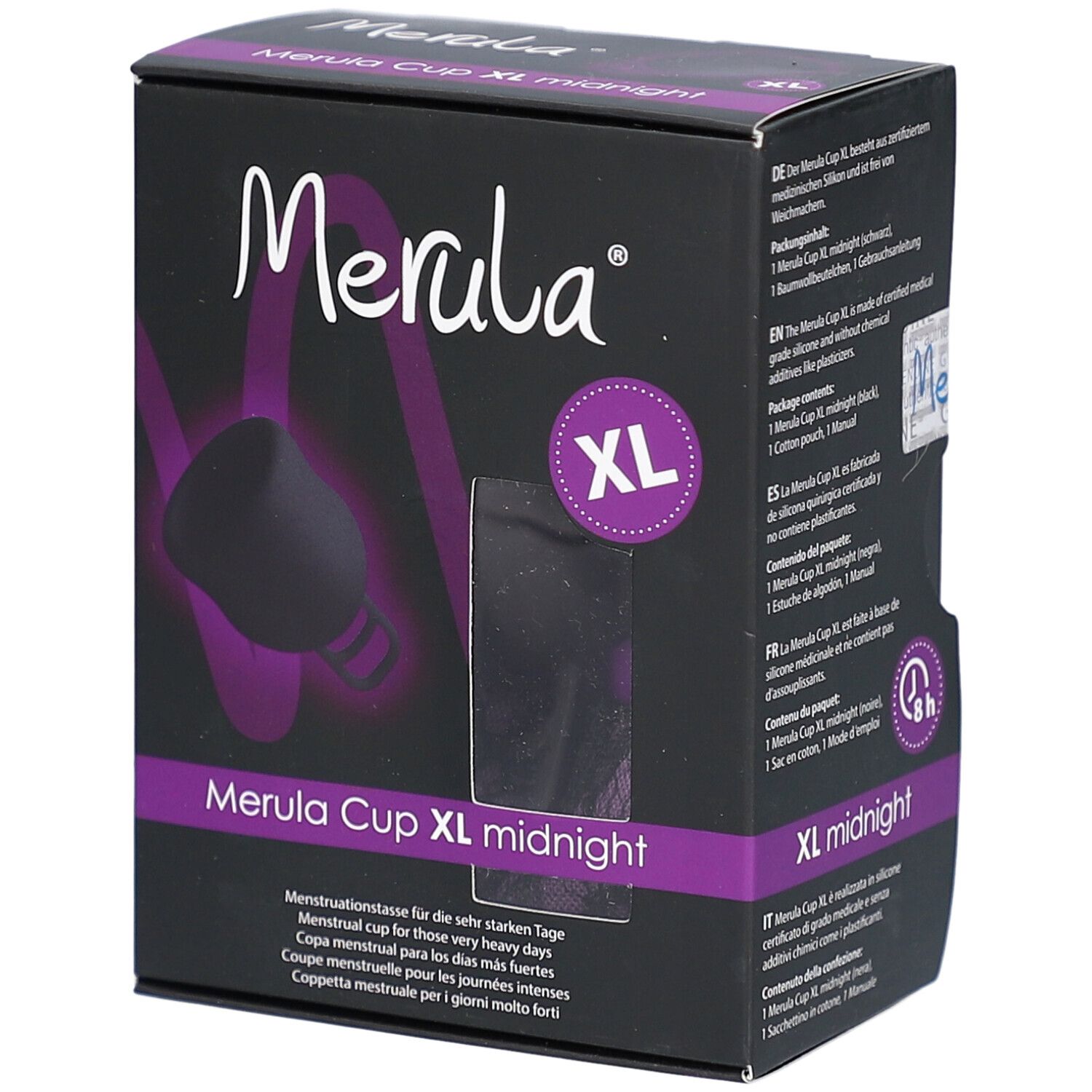 Merula Cup menstruatiecup midnight zwart XL 1 St Sonstige