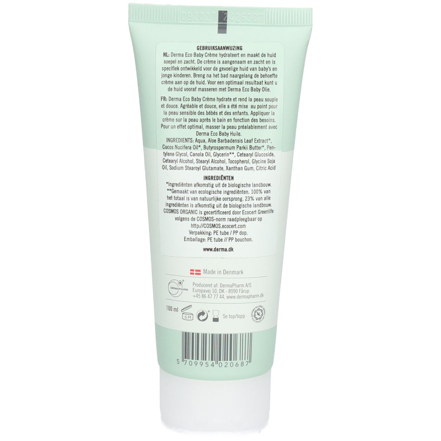Derma Eco Baby Creme 100 ml