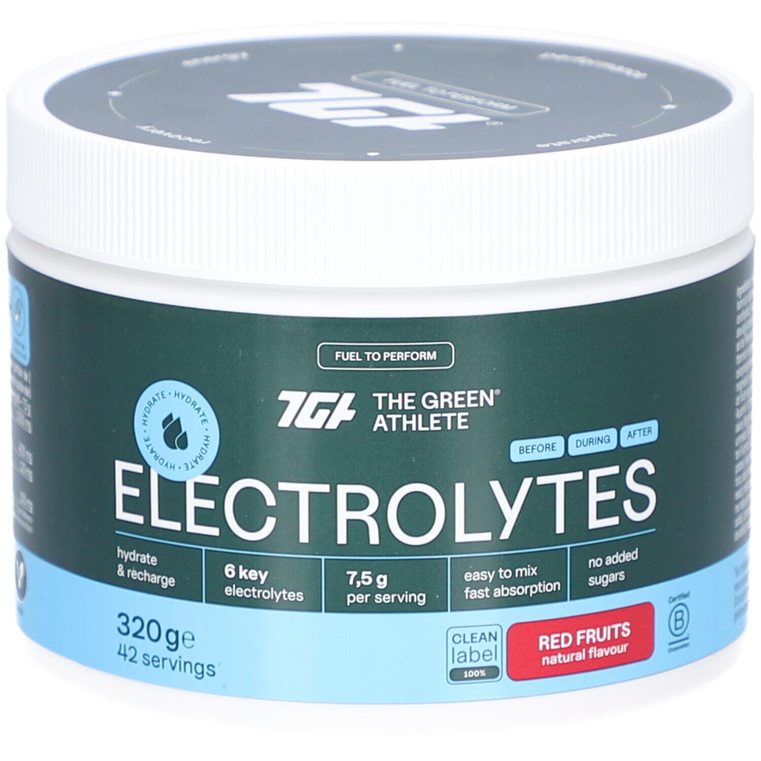 The Green Athlete Electrolytes Red Fruits