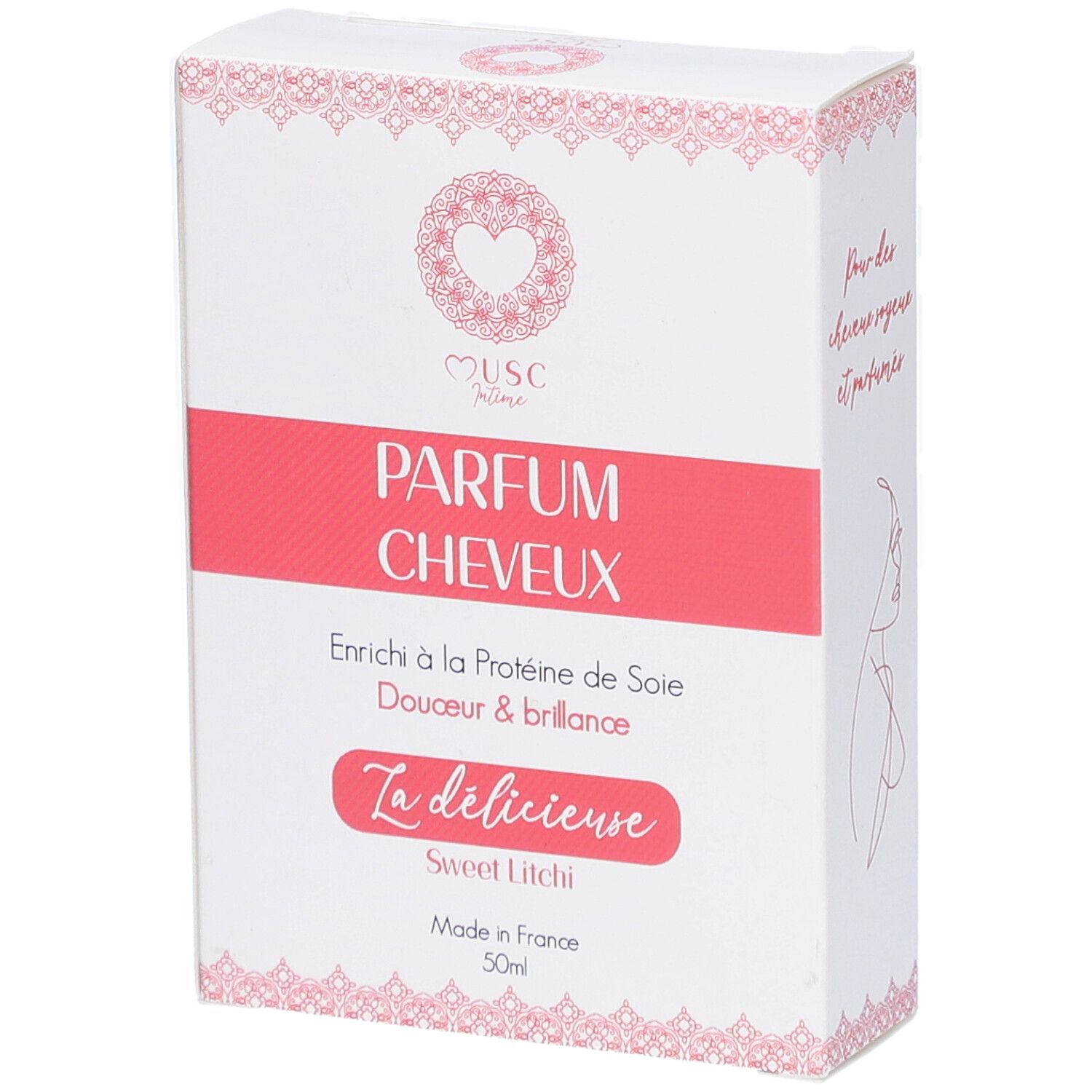 Musc Intime Sweet Litchi - La delicieuse Parfum cheveux 50ml 50 ml Spray
