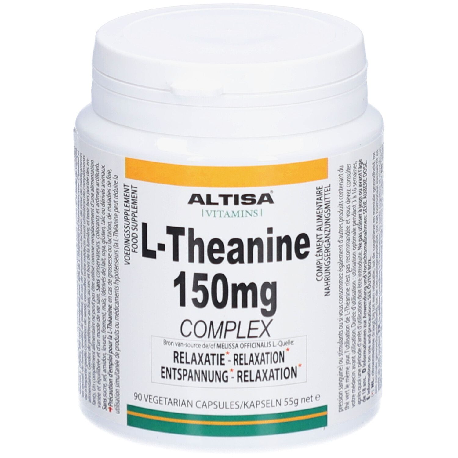 Altisa® L-theanine 150 mg Complex 90 Capsules