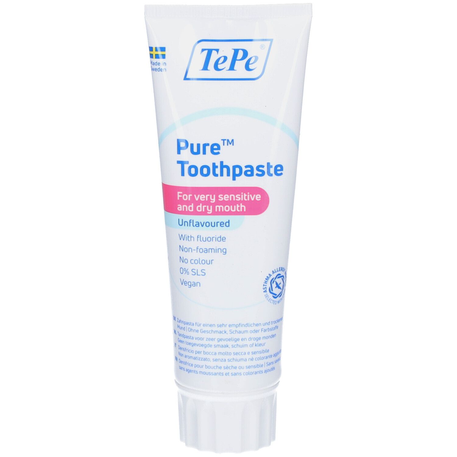 TePe Pure Zahnpasta Ohne Geschmack